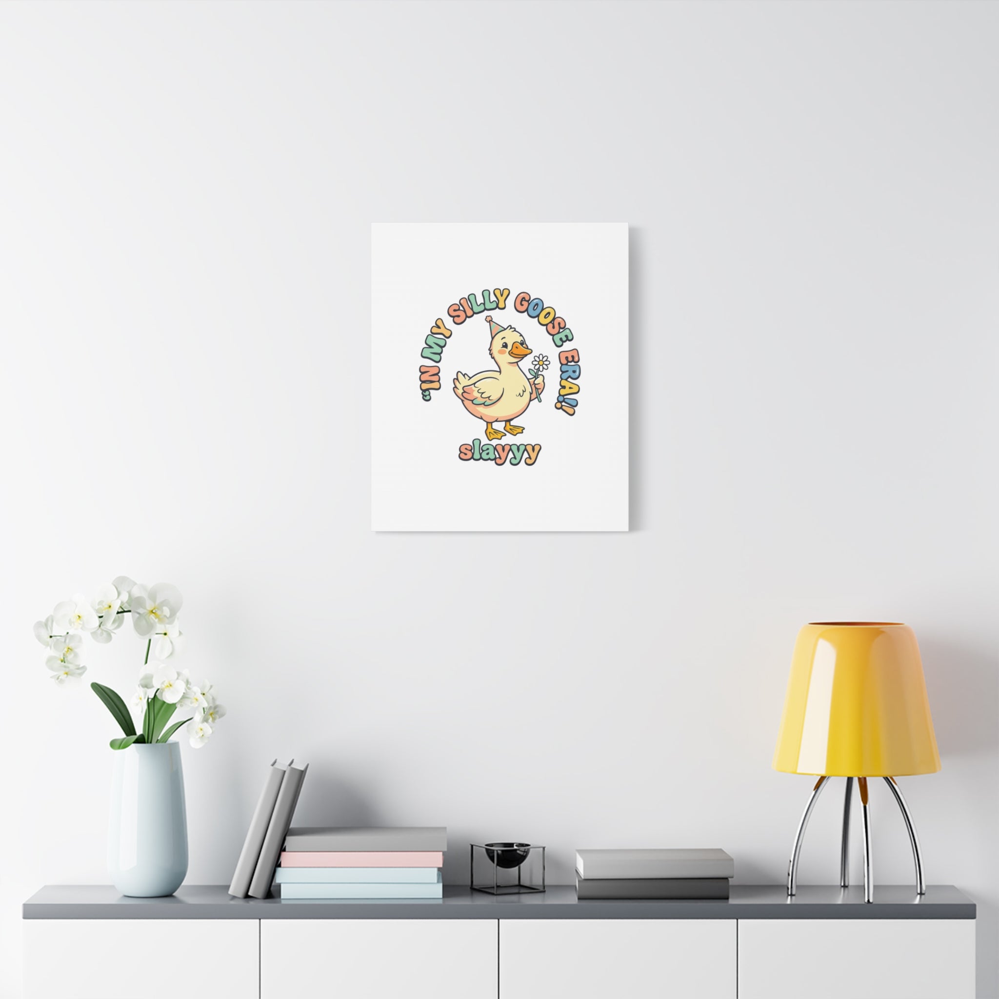 silly goose nursery print Canvas | silly goose, wholesome meme