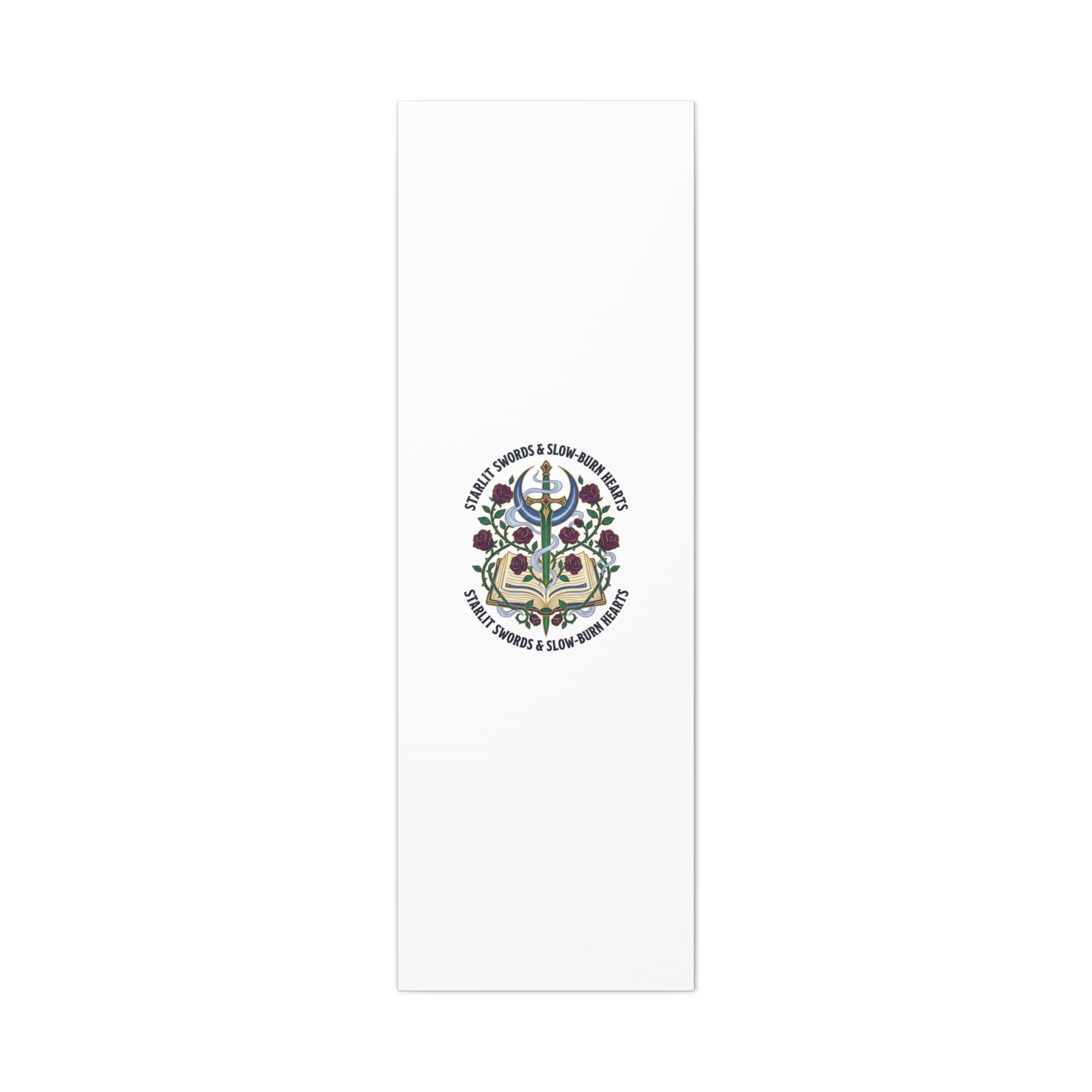 Starlit Swords & Slow‑Burn Hearts Canvas | Romantasy, Book Lover Art