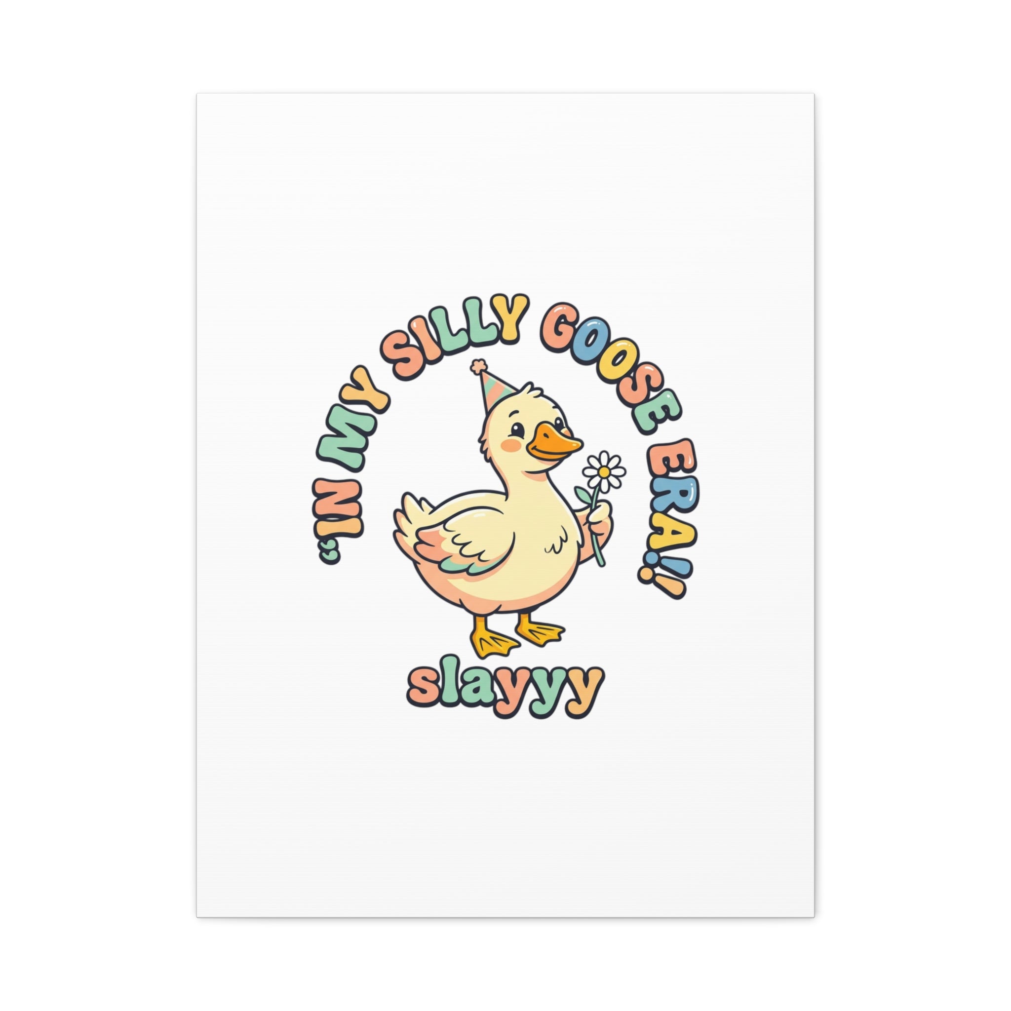 silly goose nursery print Canvas | silly goose, wholesome meme