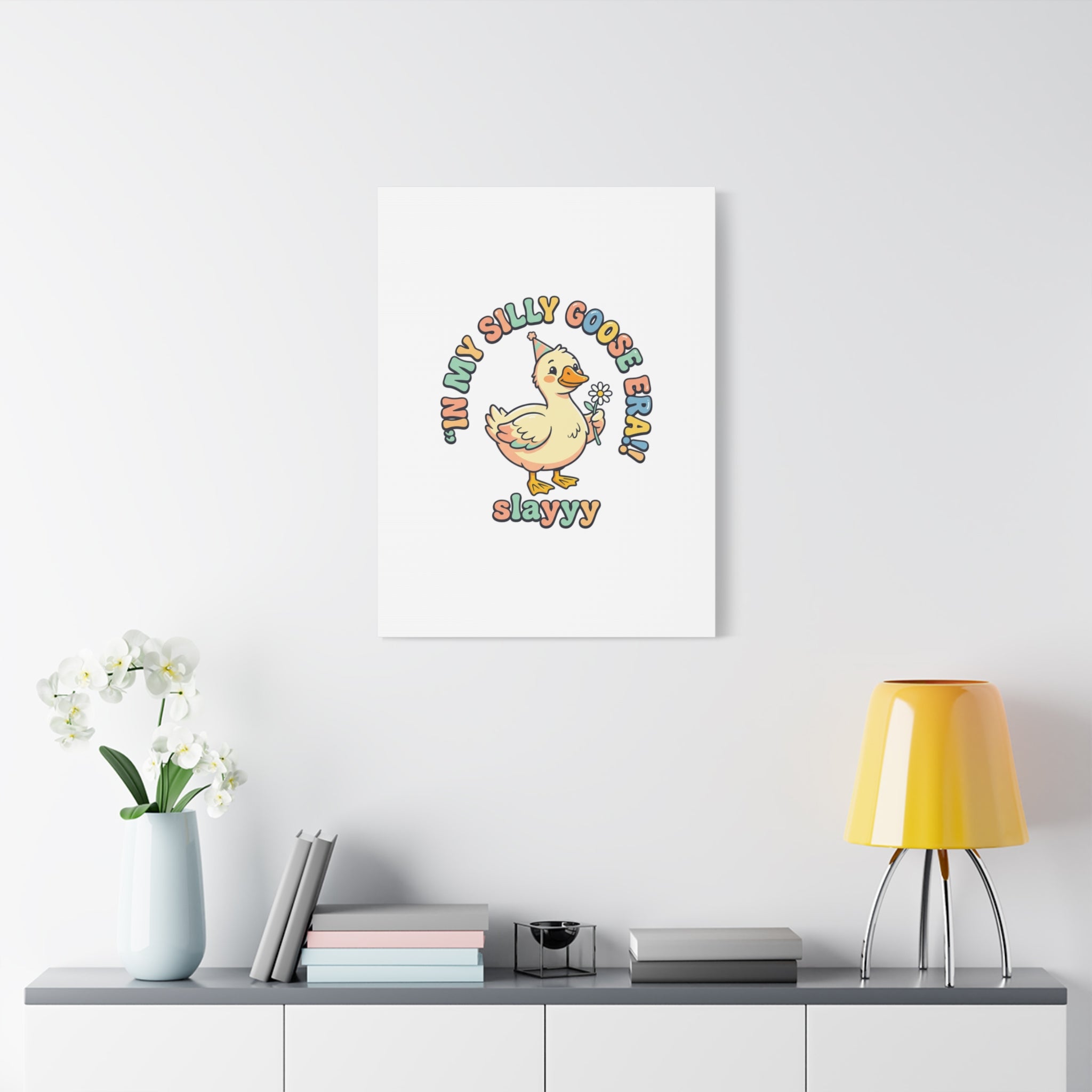 silly goose nursery print Canvas | silly goose, wholesome meme
