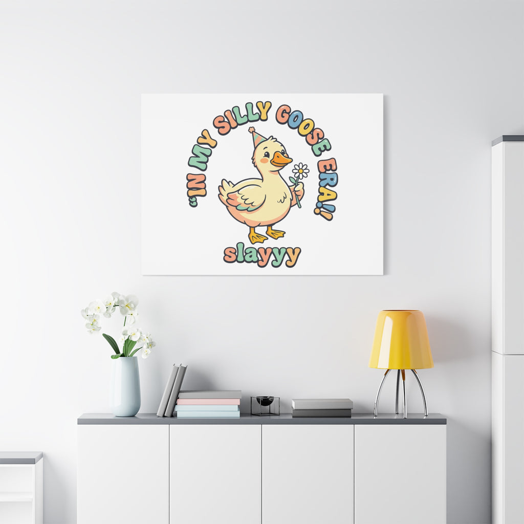 silly goose nursery print Canvas | silly goose, wholesome meme