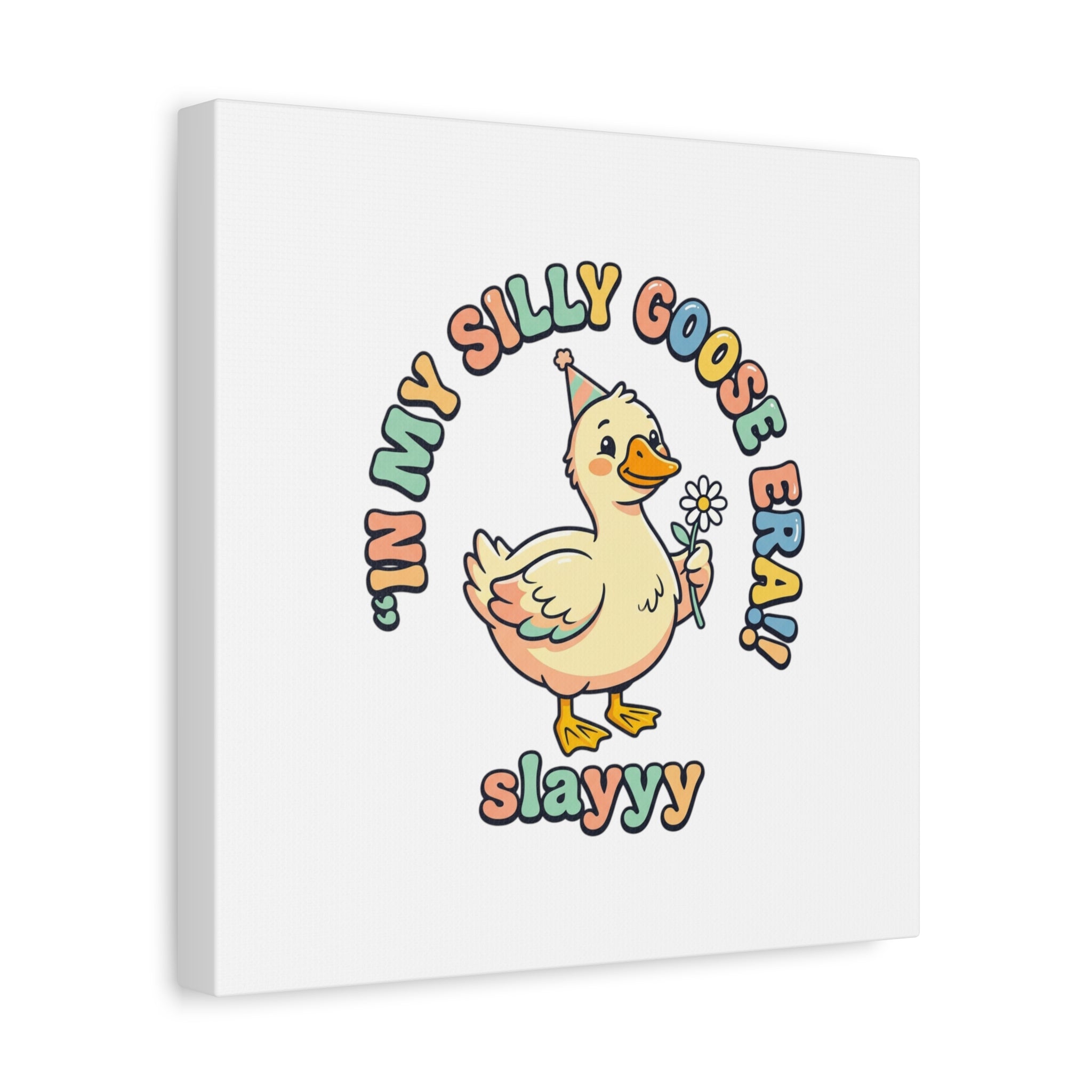 silly goose nursery print Canvas | silly goose, wholesome meme
