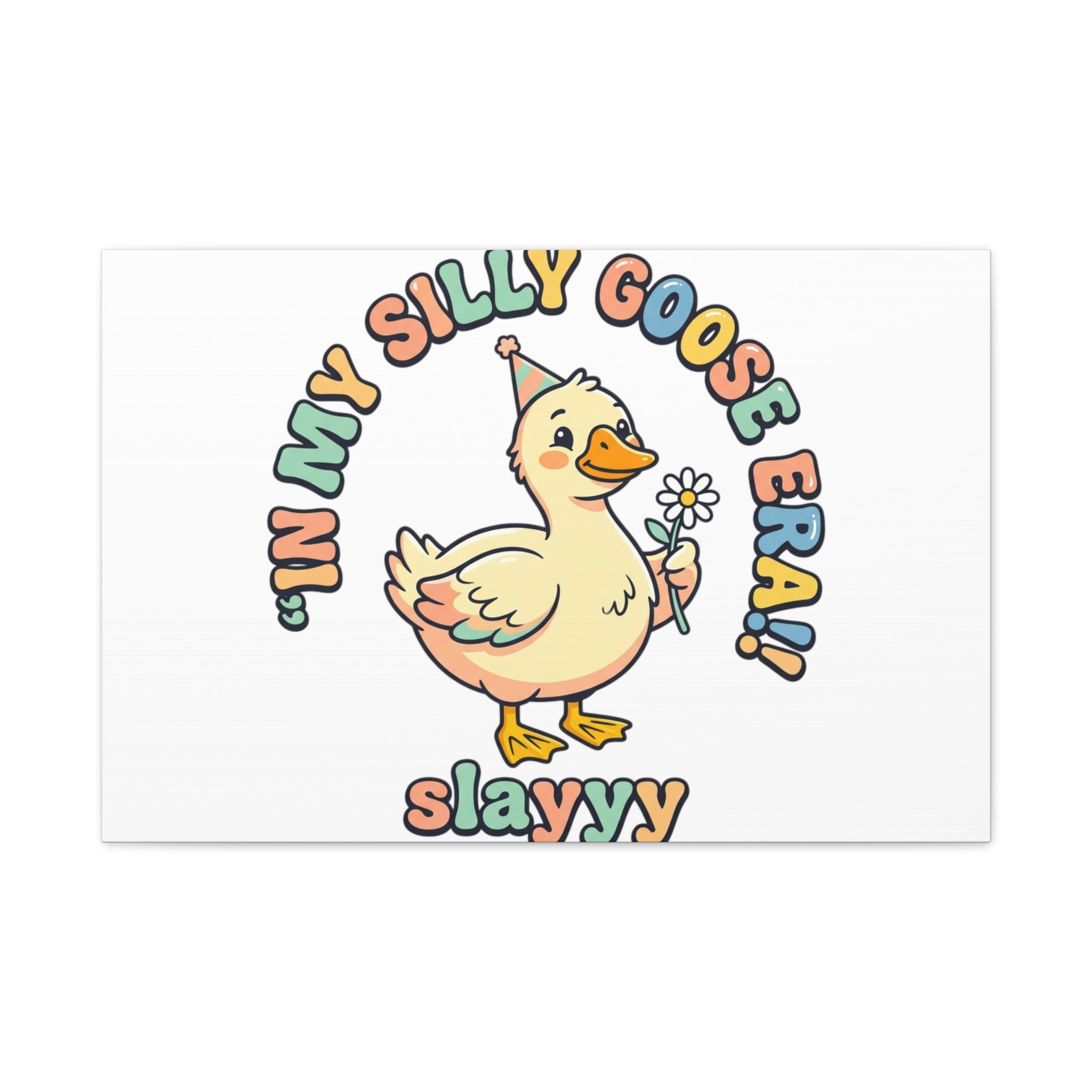 silly goose nursery print Canvas | silly goose, wholesome meme