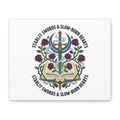 Starlit Swords & Slow‑Burn Hearts Canvas | Romantasy, Book Lover Art