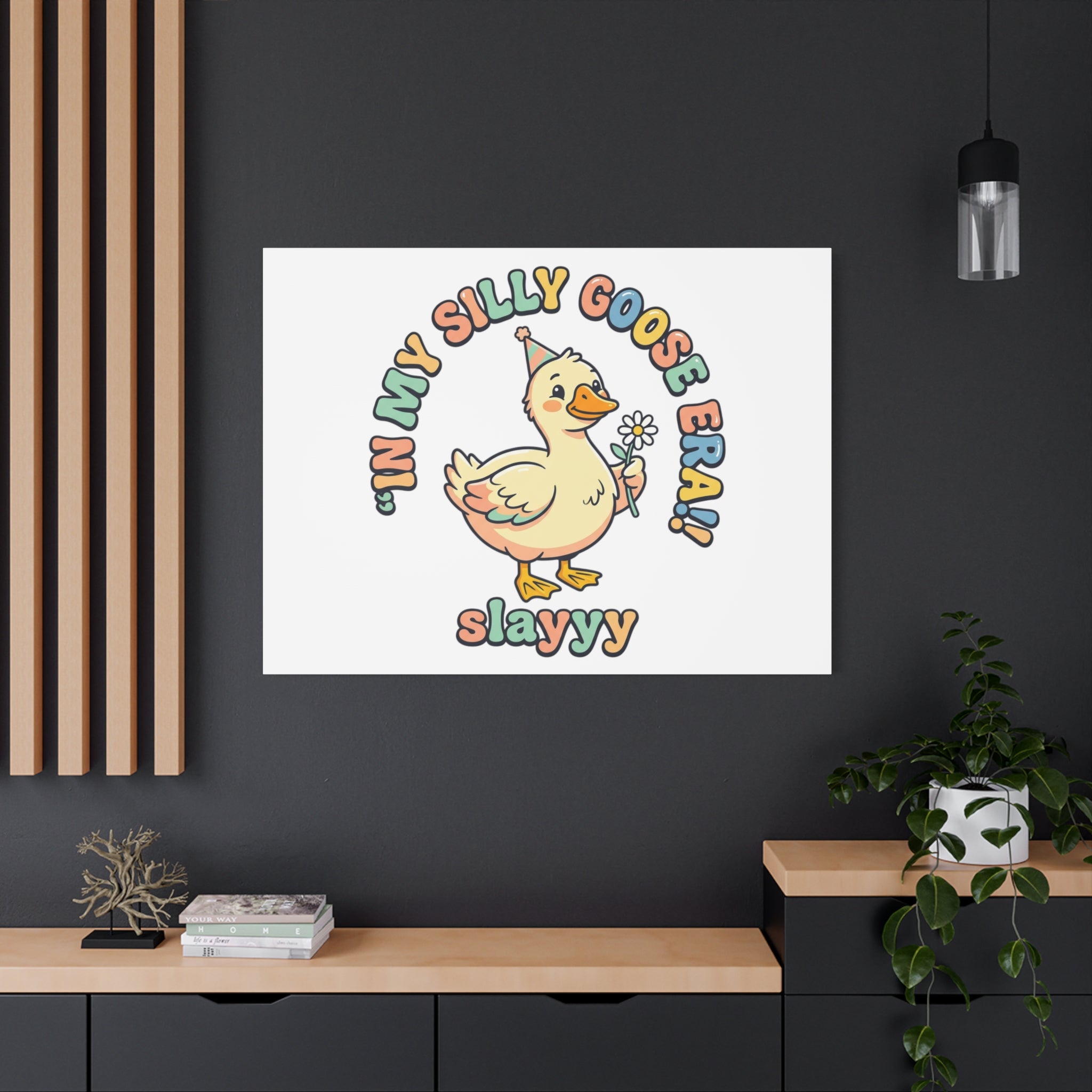 silly goose nursery print Canvas | silly goose, wholesome meme