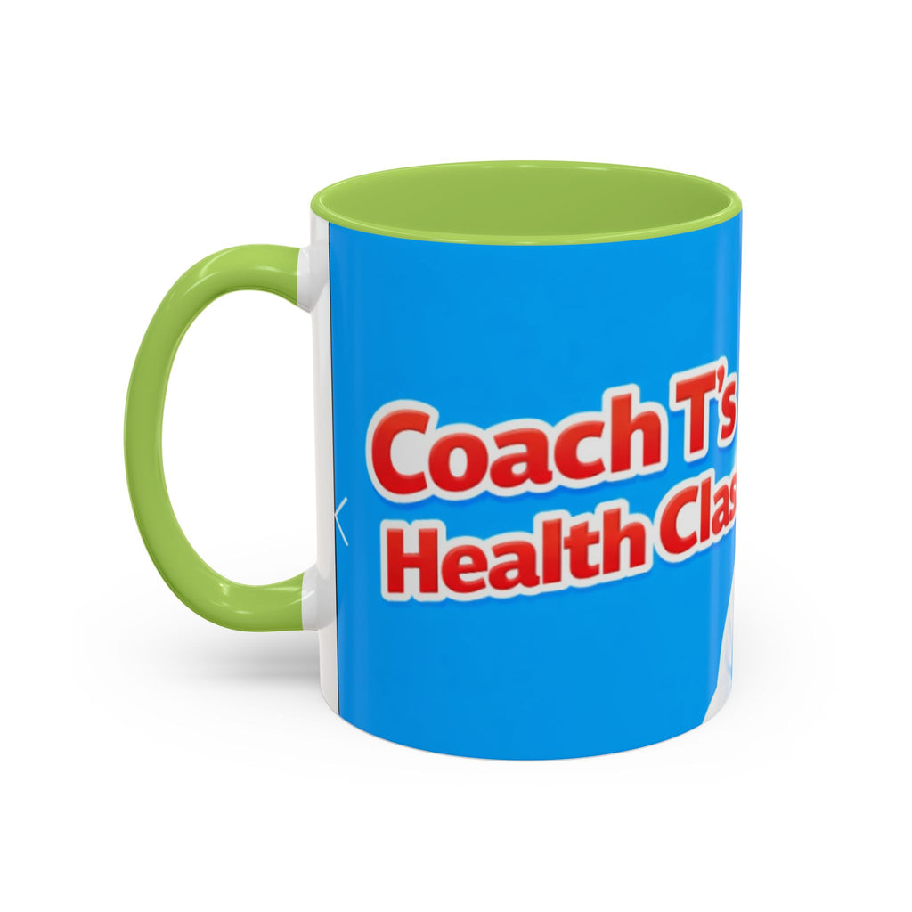 Funny 'Coach T's Top Class' Accent Coffee Mug – Motivational Gift for Coaches & Fans