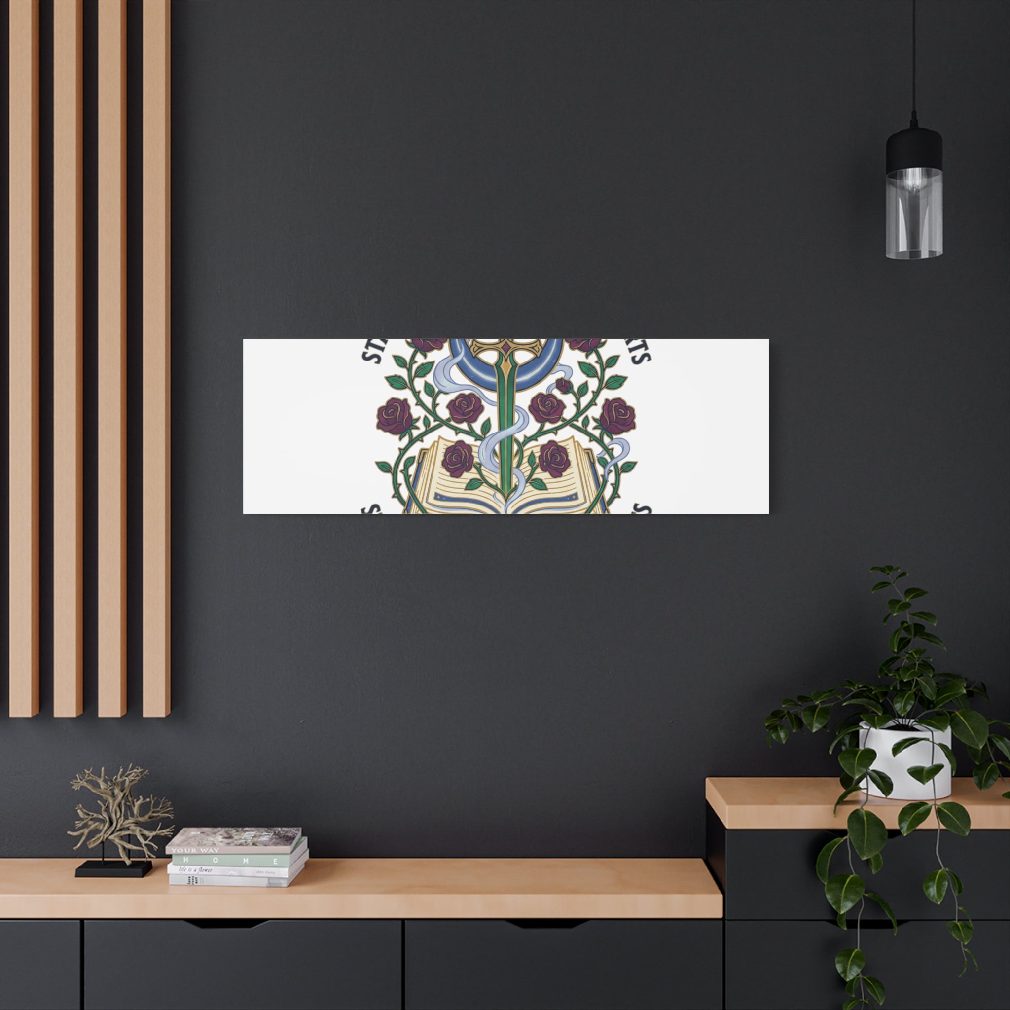 Starlit Swords & Slow‑Burn Hearts Canvas | Romantasy, Book Lover Art
