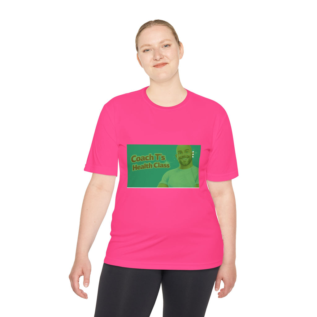 Coach T's Health Class Moisture‑Wicking Tee