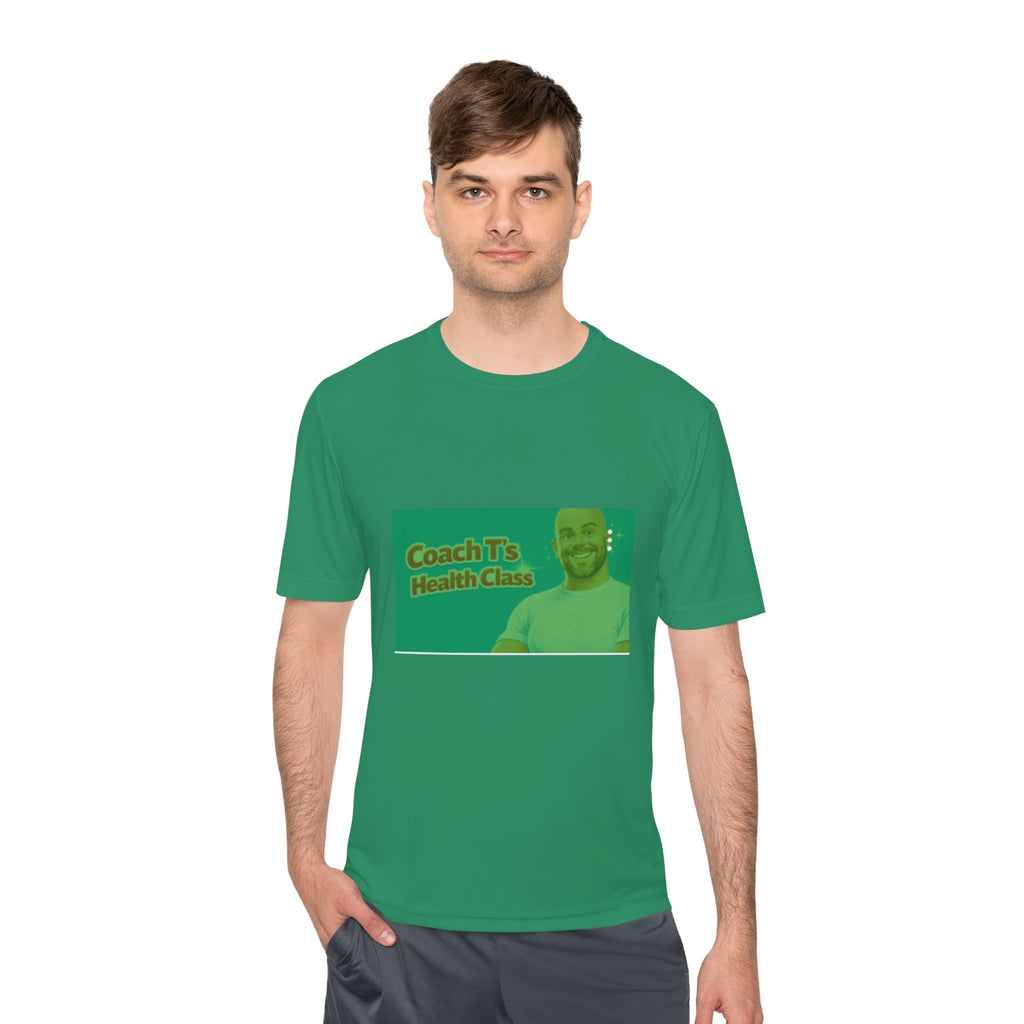 Coach T's Health Class Moisture‑Wicking Tee
