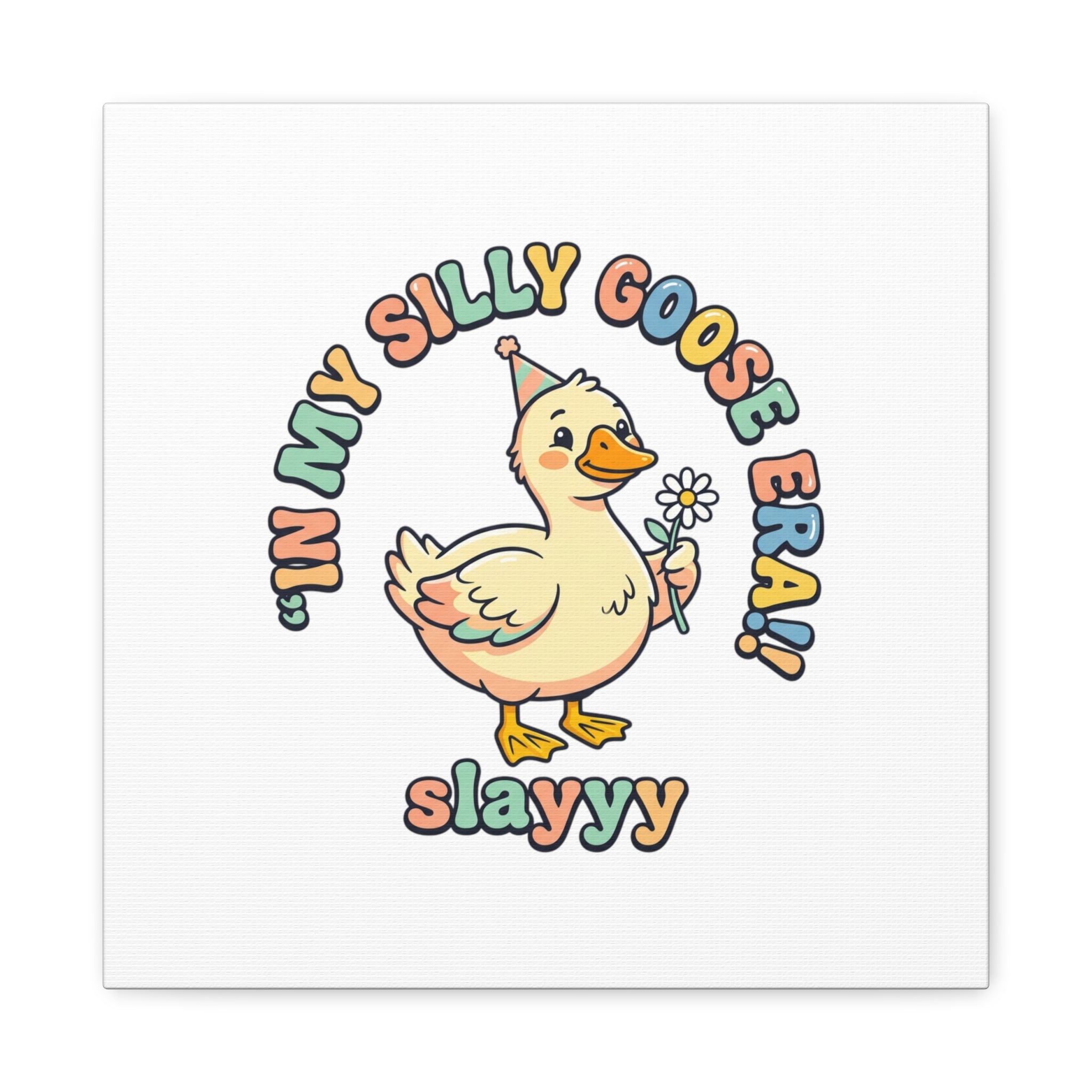 silly goose nursery print Canvas | silly goose, wholesome meme