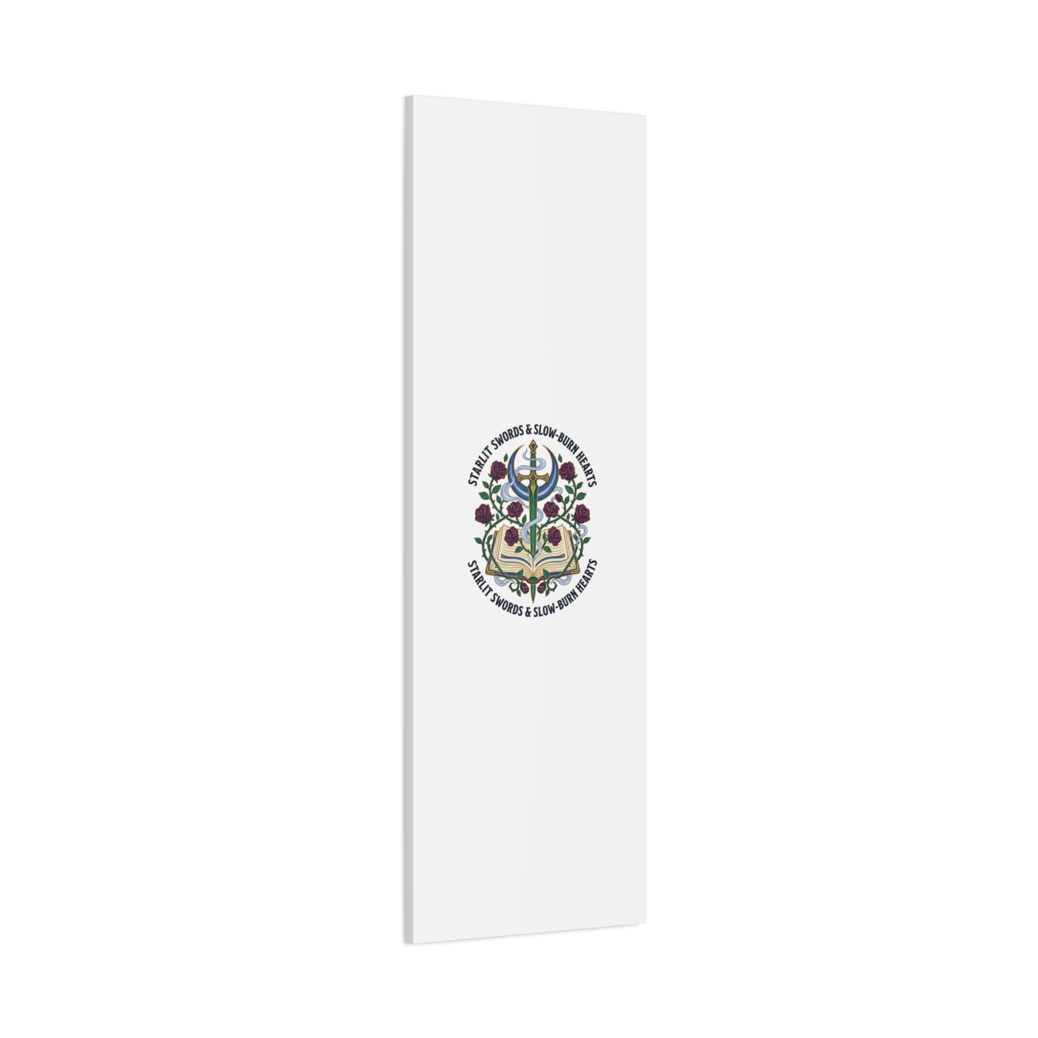 Starlit Swords & Slow‑Burn Hearts Canvas | Romantasy, Book Lover Art