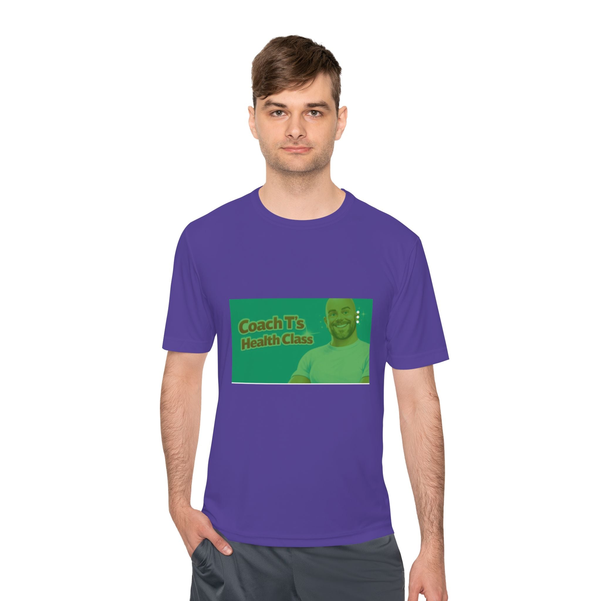 Coach T's Health Class Moisture‑Wicking Tee