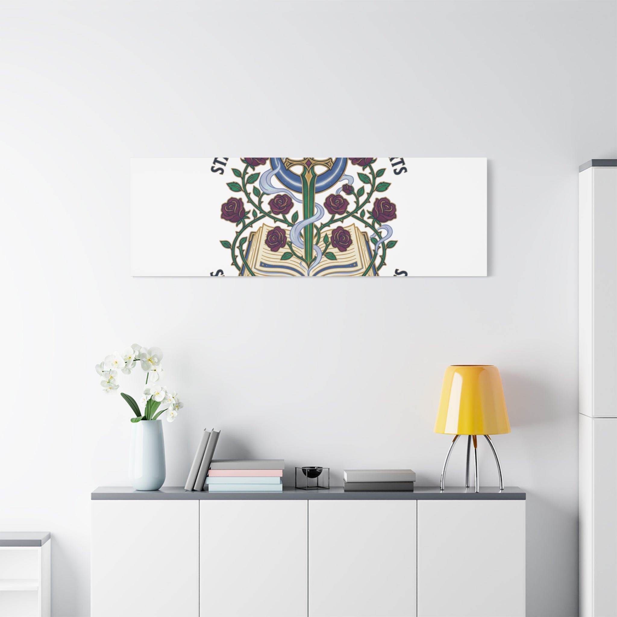 Starlit Swords & Slow‑Burn Hearts Canvas | Romantasy, Book Lover Art