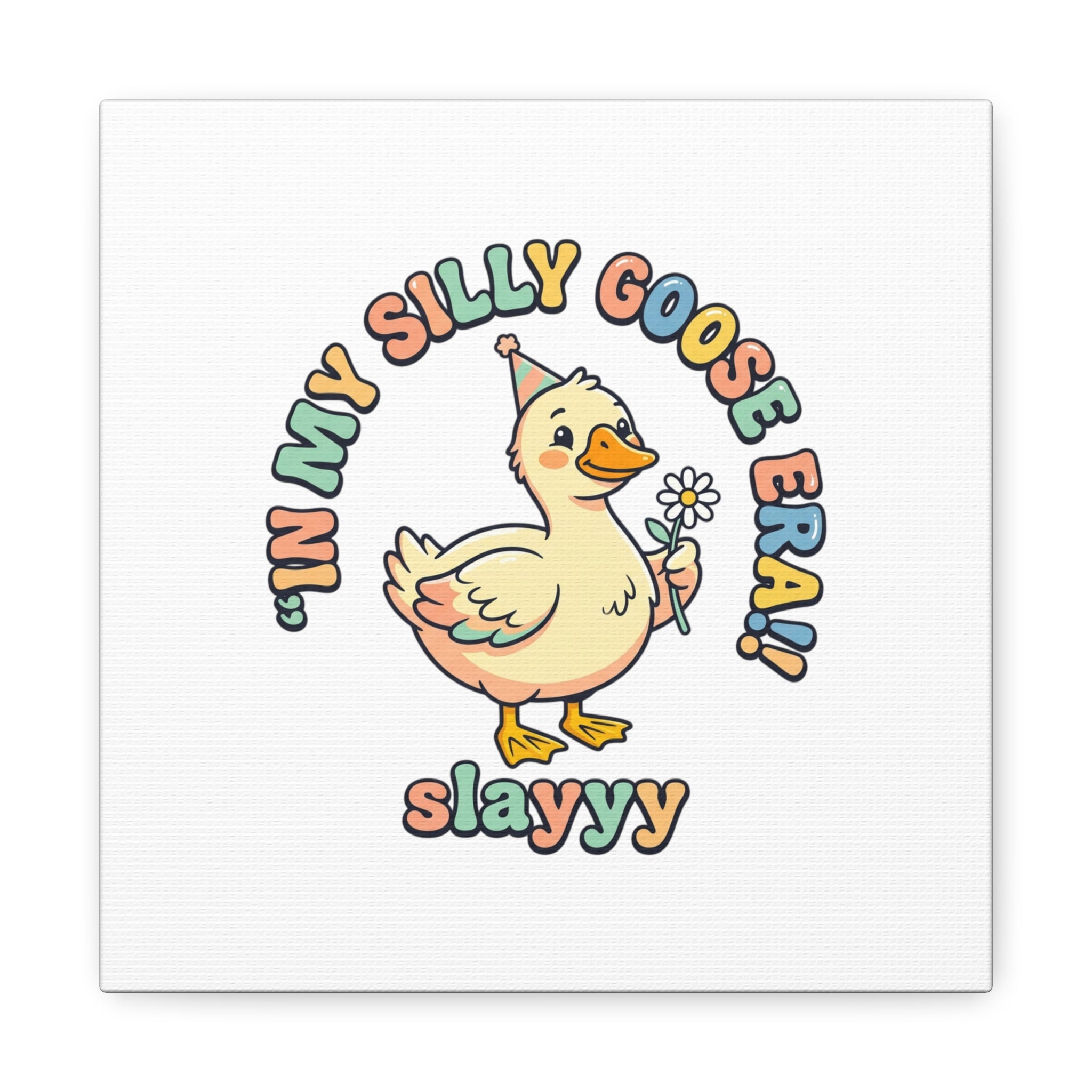 silly goose nursery print Canvas | silly goose, wholesome meme