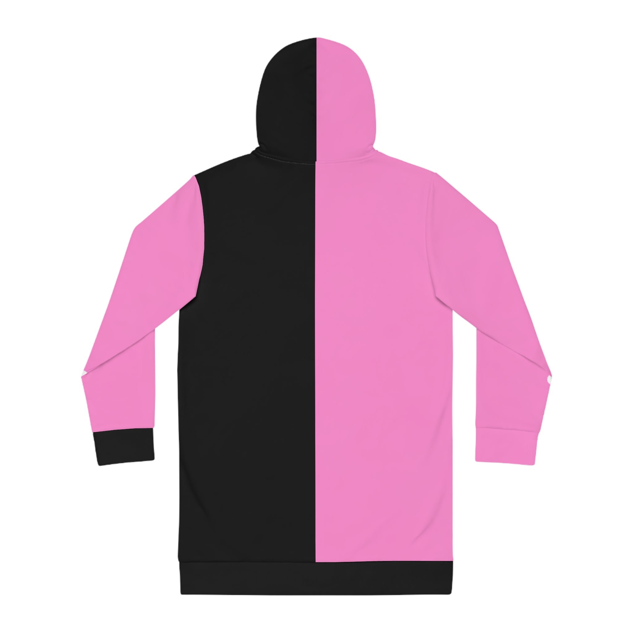 Sweet & Sassy Hoodie Dress – Pink Black Diamond Graphic