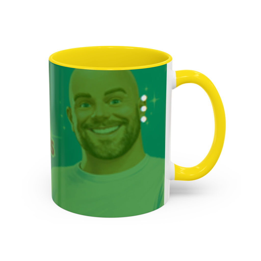 Funny Teacher Coffee Mug — "Coach T's High Class" Accent Ceramic Mug