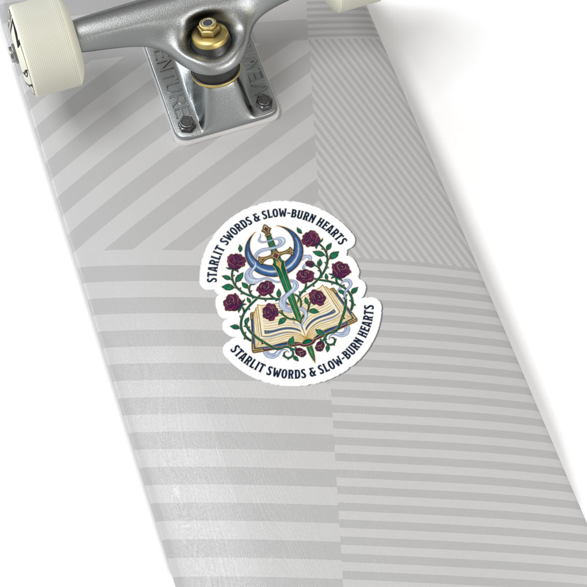 Starlit Swords & Slow‑Burn Hearts Kiss-Cut Stickers | Romantasy, Book Lover