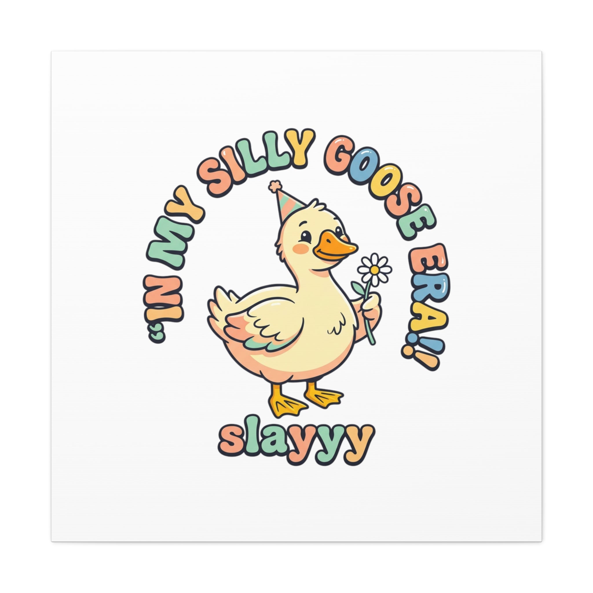 silly goose nursery print Canvas | silly goose, wholesome meme