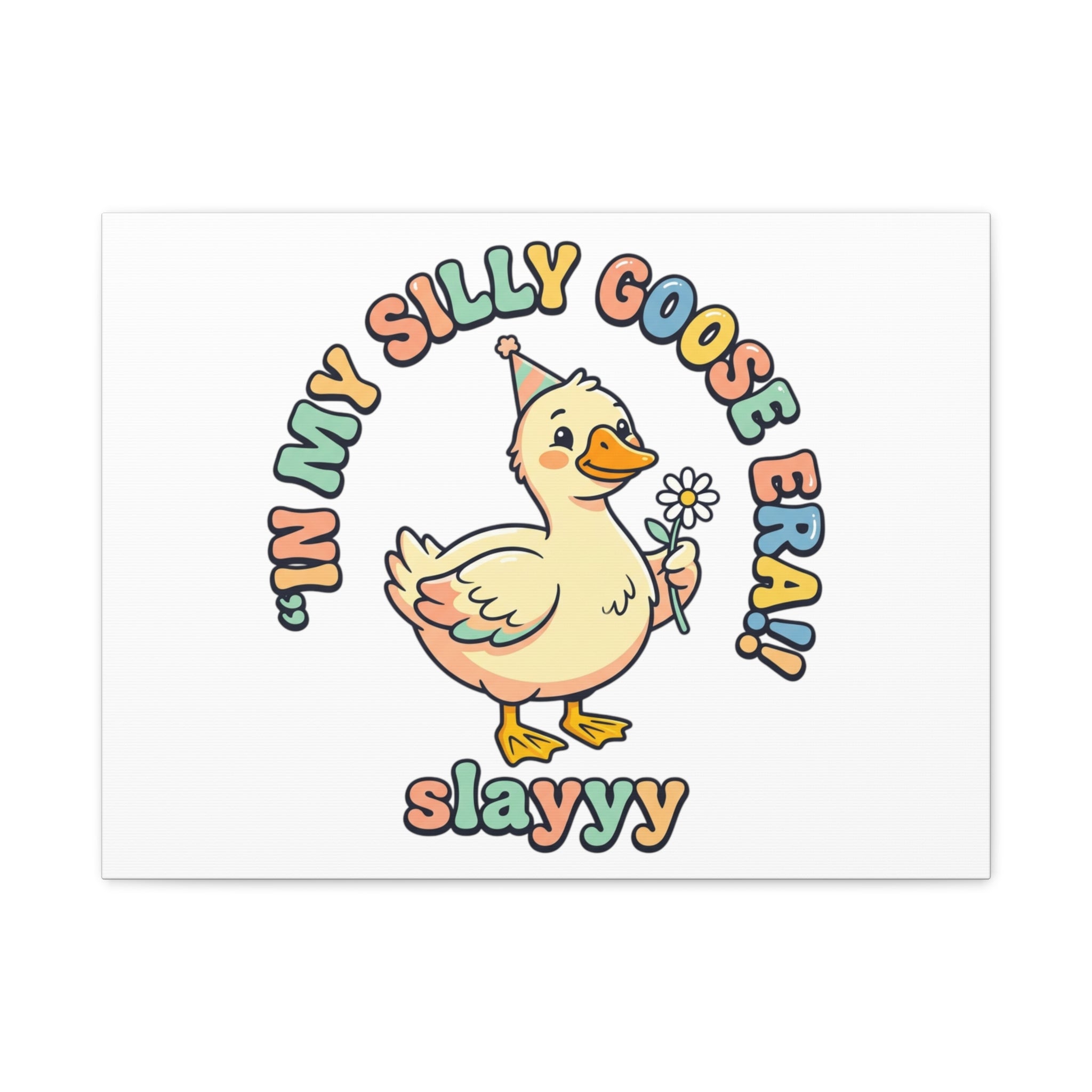 silly goose nursery print Canvas | silly goose, wholesome meme