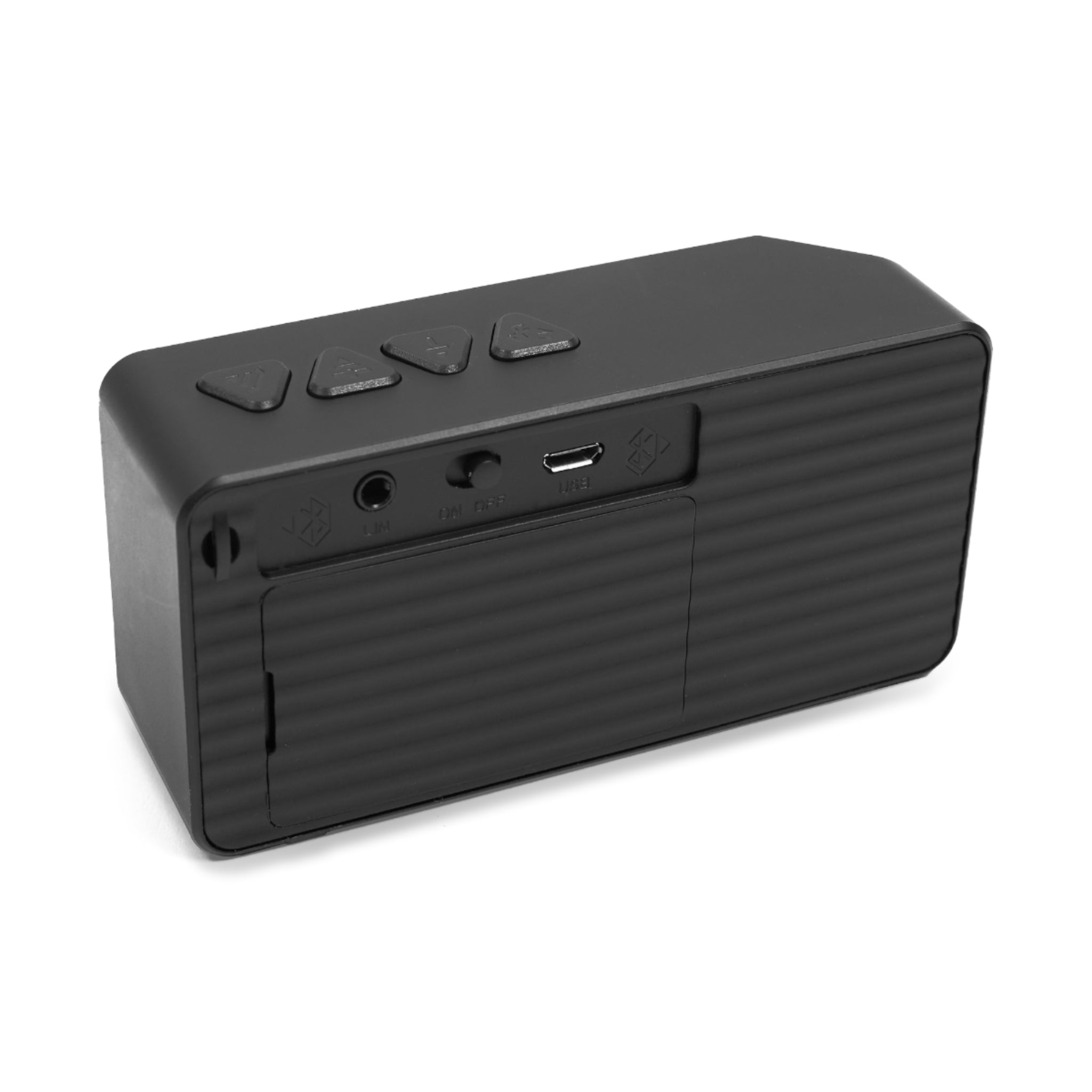 Bluetooth Speaker — “Sweet” Pink & Black Sassy Heart Design