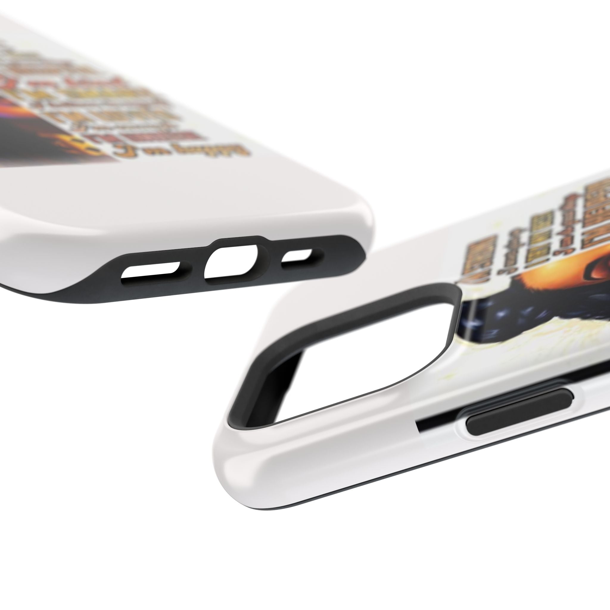 Inspirational Black Woman Phone Case — "I'm Strong... I'm Happy" Magnetic Impact-Resistant Case