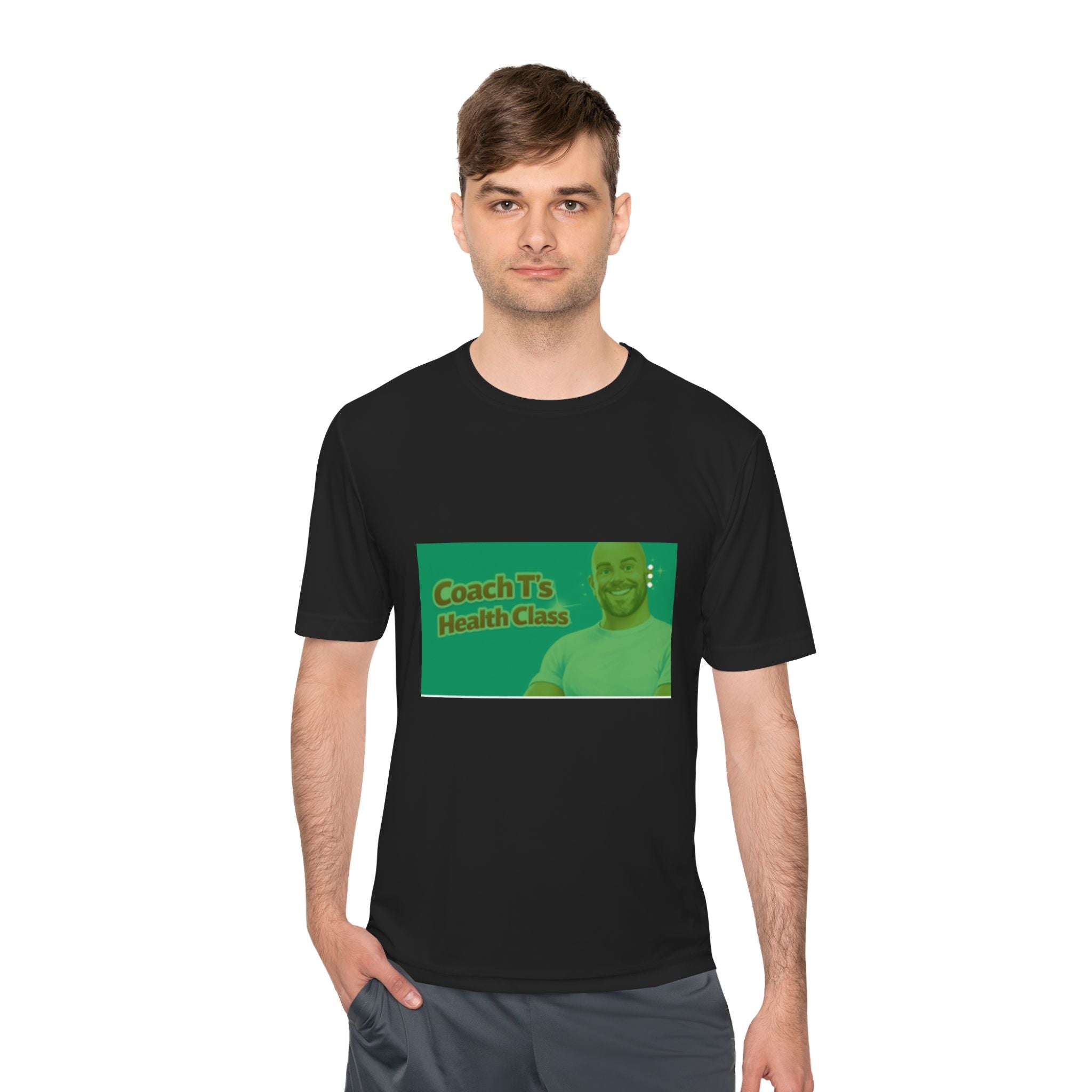 Coach T's Health Class Moisture‑Wicking Tee
