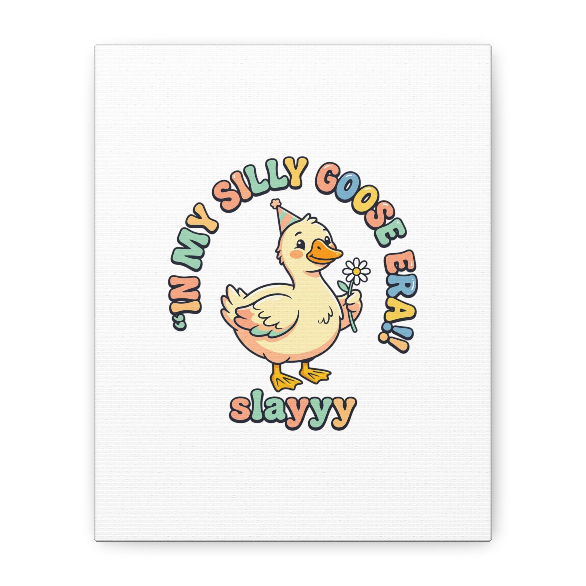 silly goose nursery print Canvas | silly goose, wholesome meme