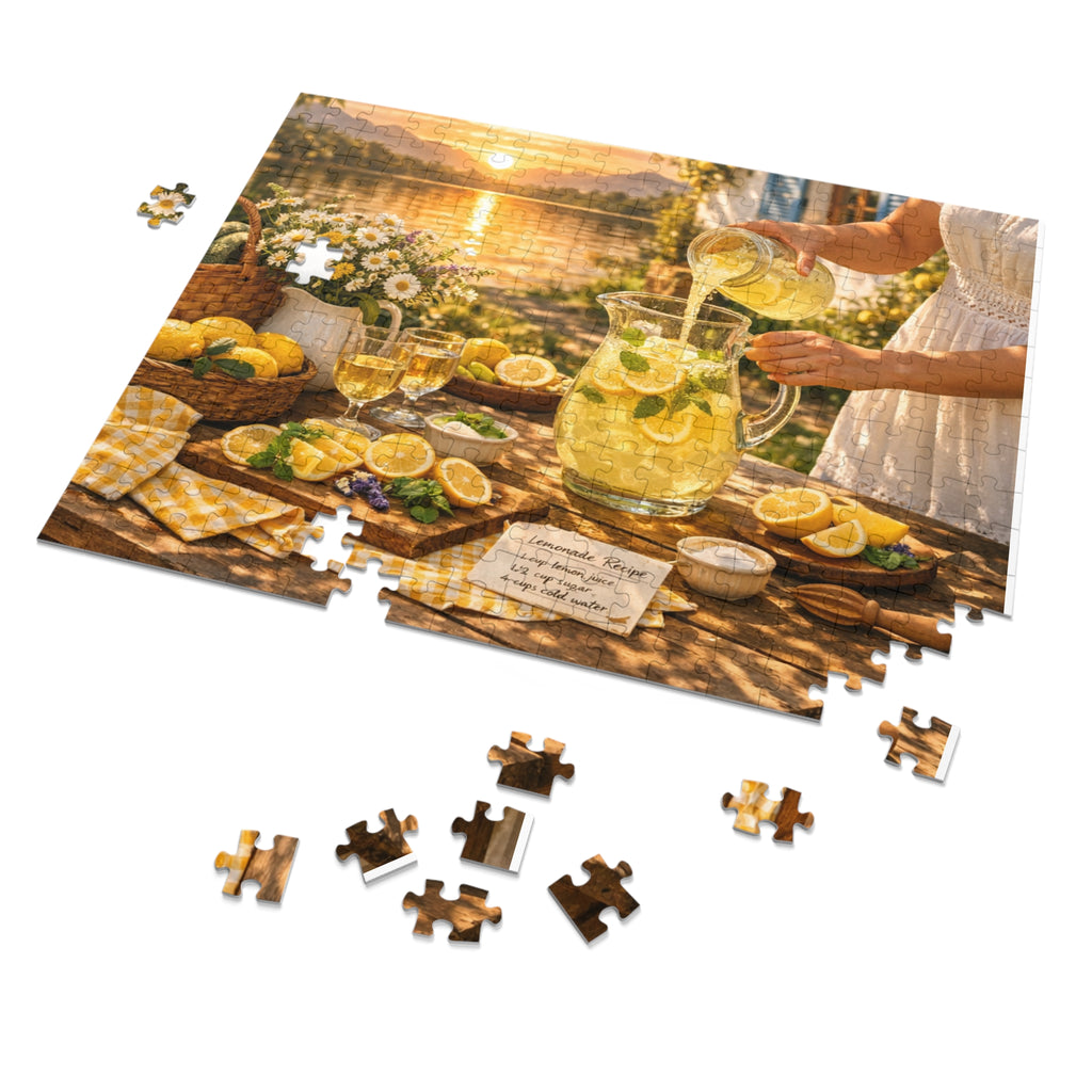 Lemonade Summer Picnic Jigsaw Puzzle