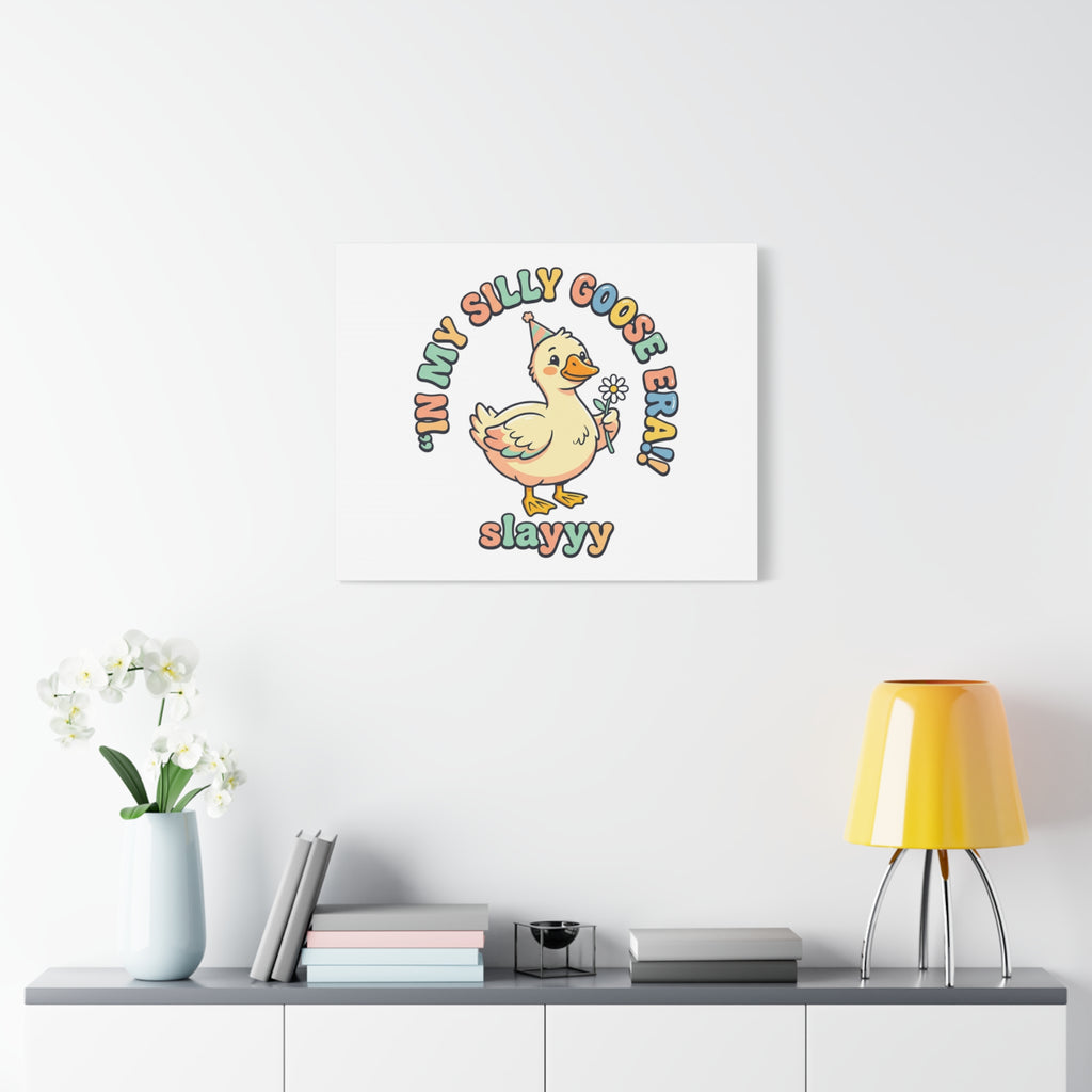 silly goose nursery print Canvas | silly goose, wholesome meme