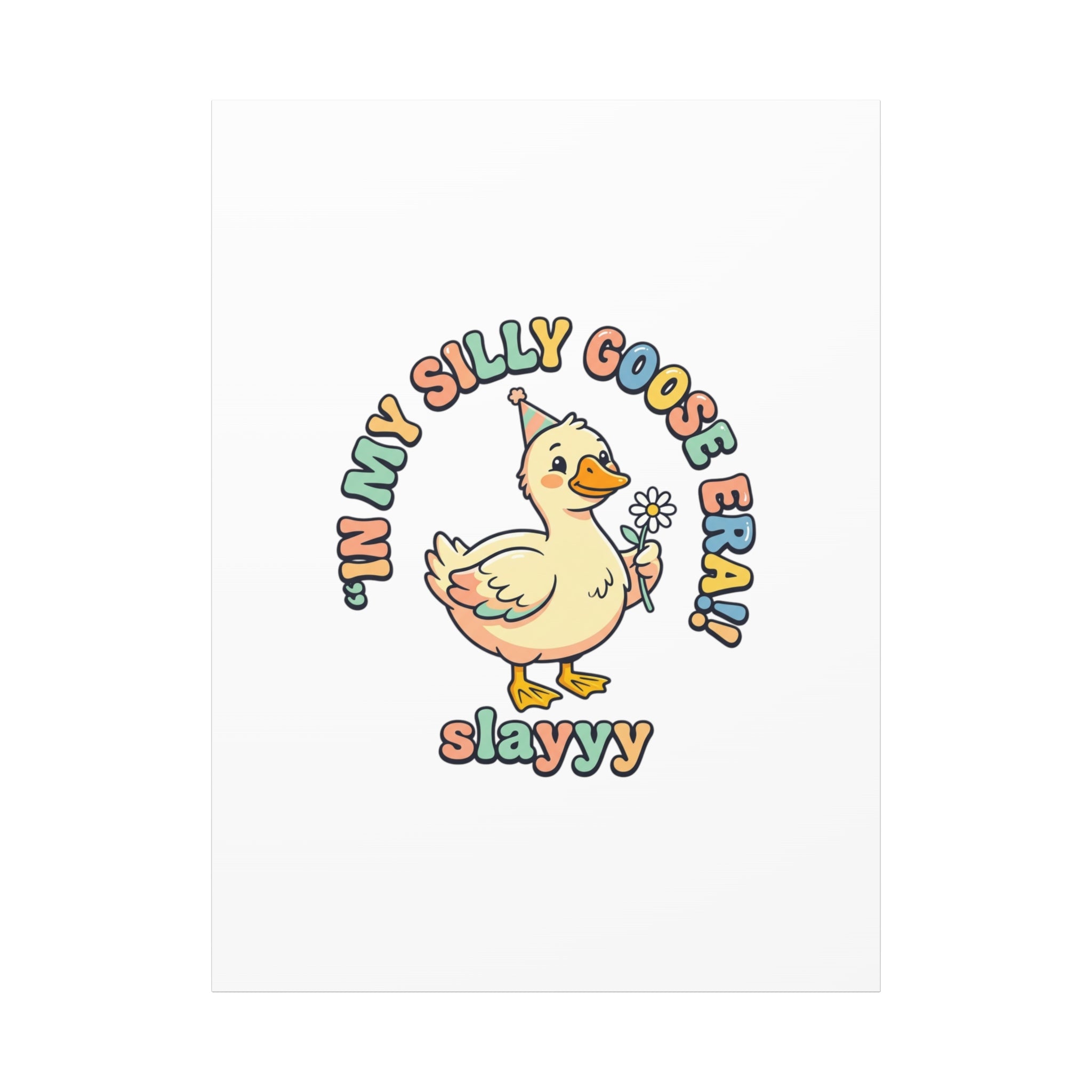 silly goose nursery print Canvas | silly goose, wholesome meme