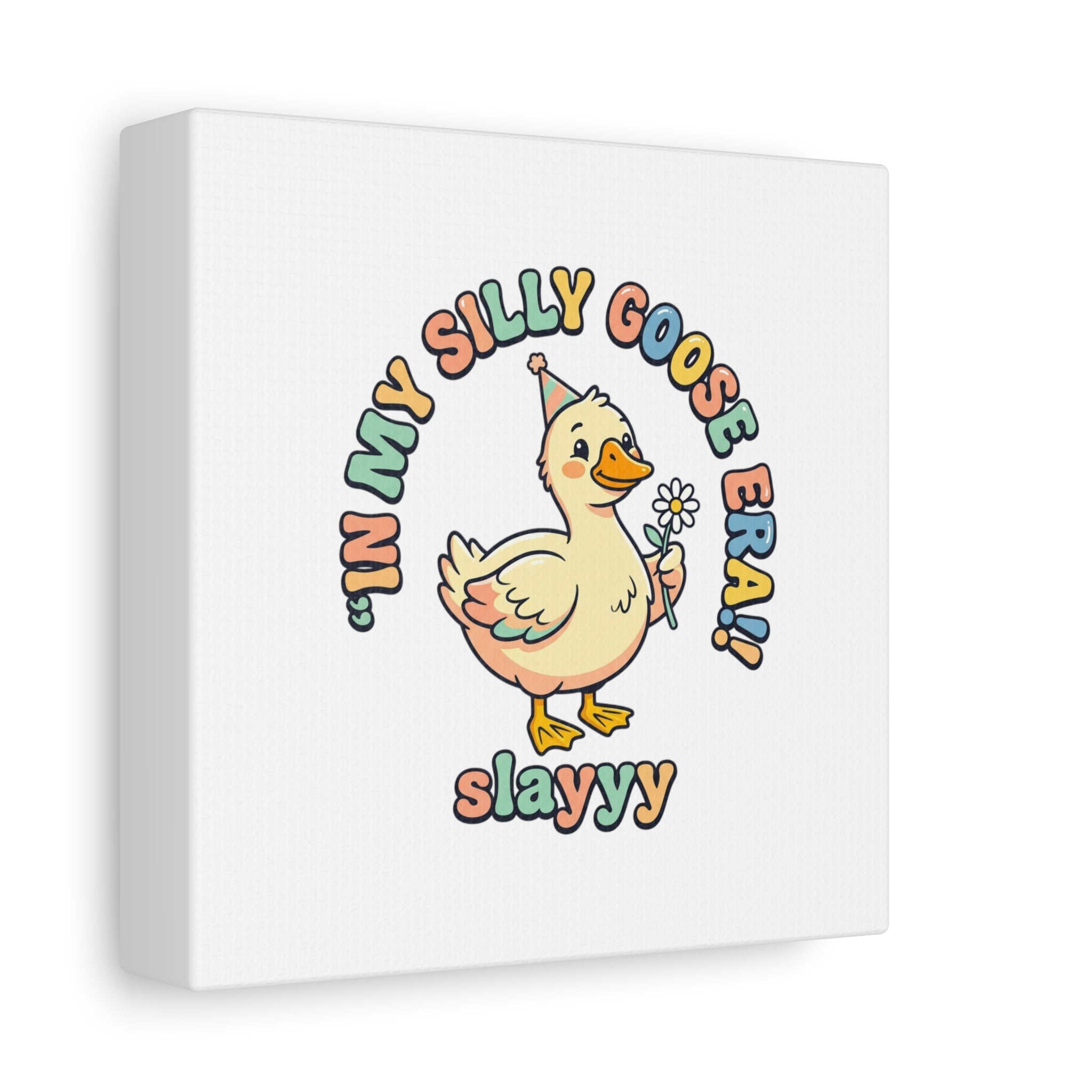 silly goose nursery print Canvas | silly goose, wholesome meme