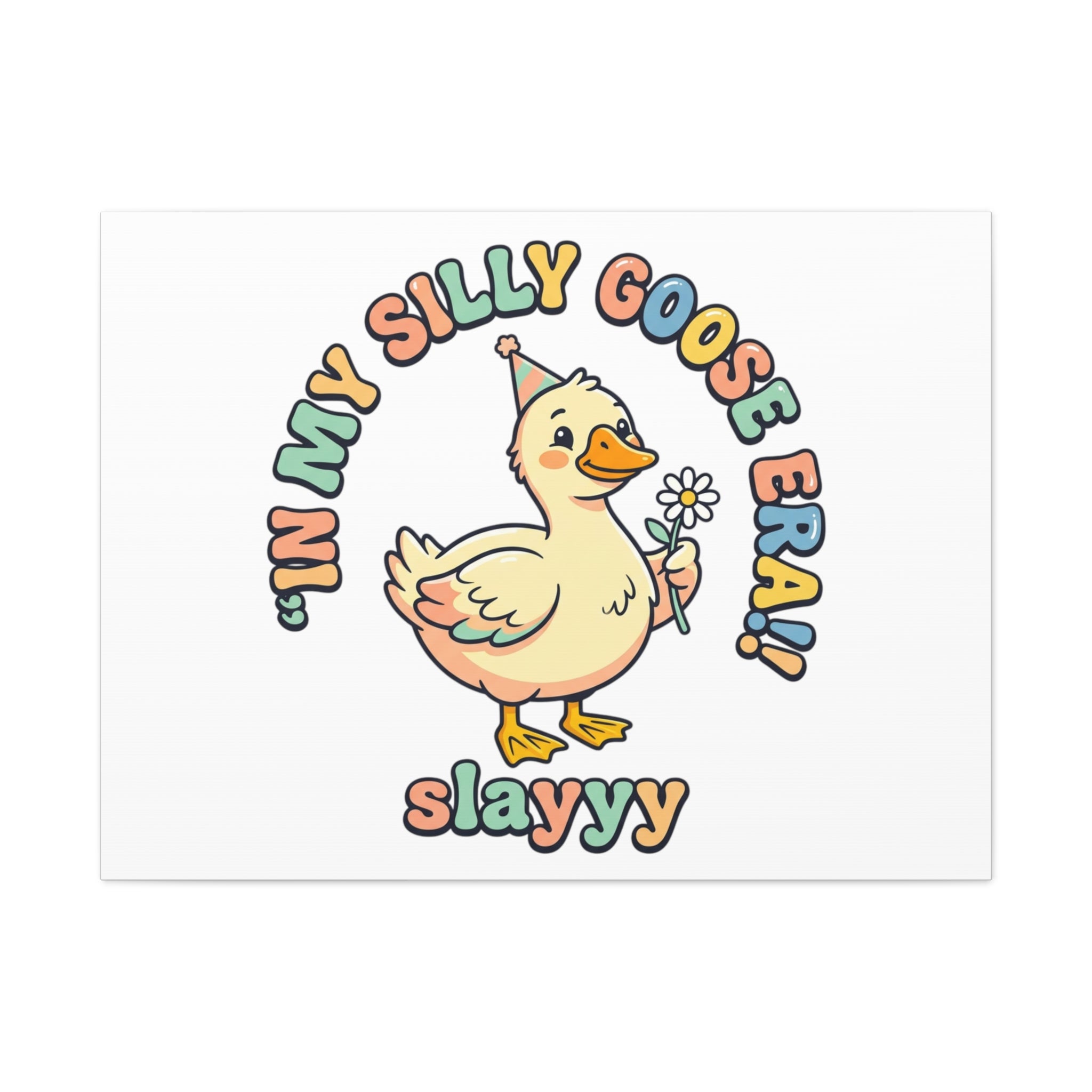 silly goose nursery print Canvas | silly goose, wholesome meme