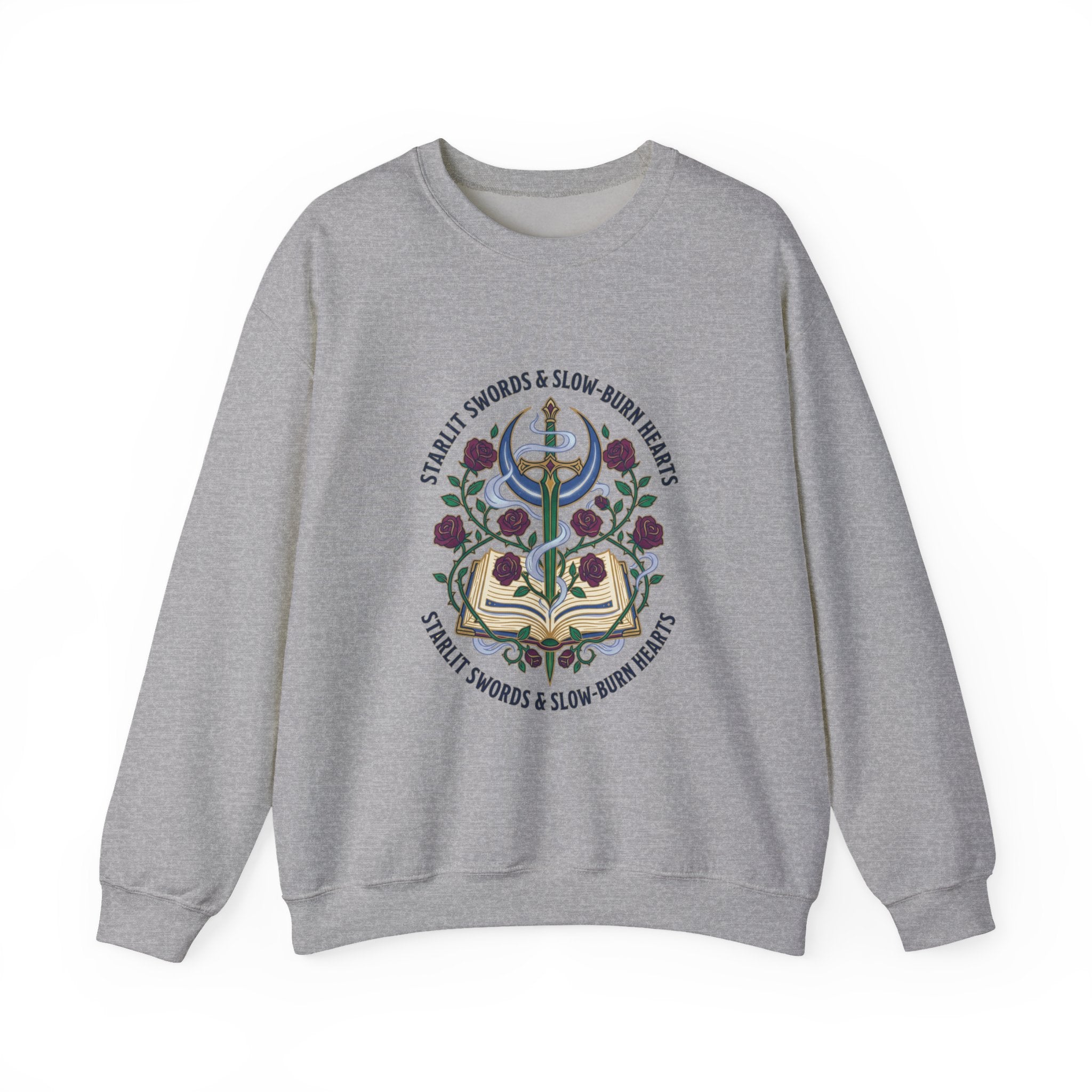 Stealth Swords & Slow-Burn Hearts Sweatshirt | Romantasy, Enchanted Gothic