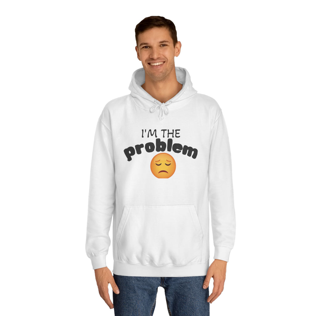 Hoodie — "I'm the Problem" Front & "And the Solution" Back Emoji Hoodie