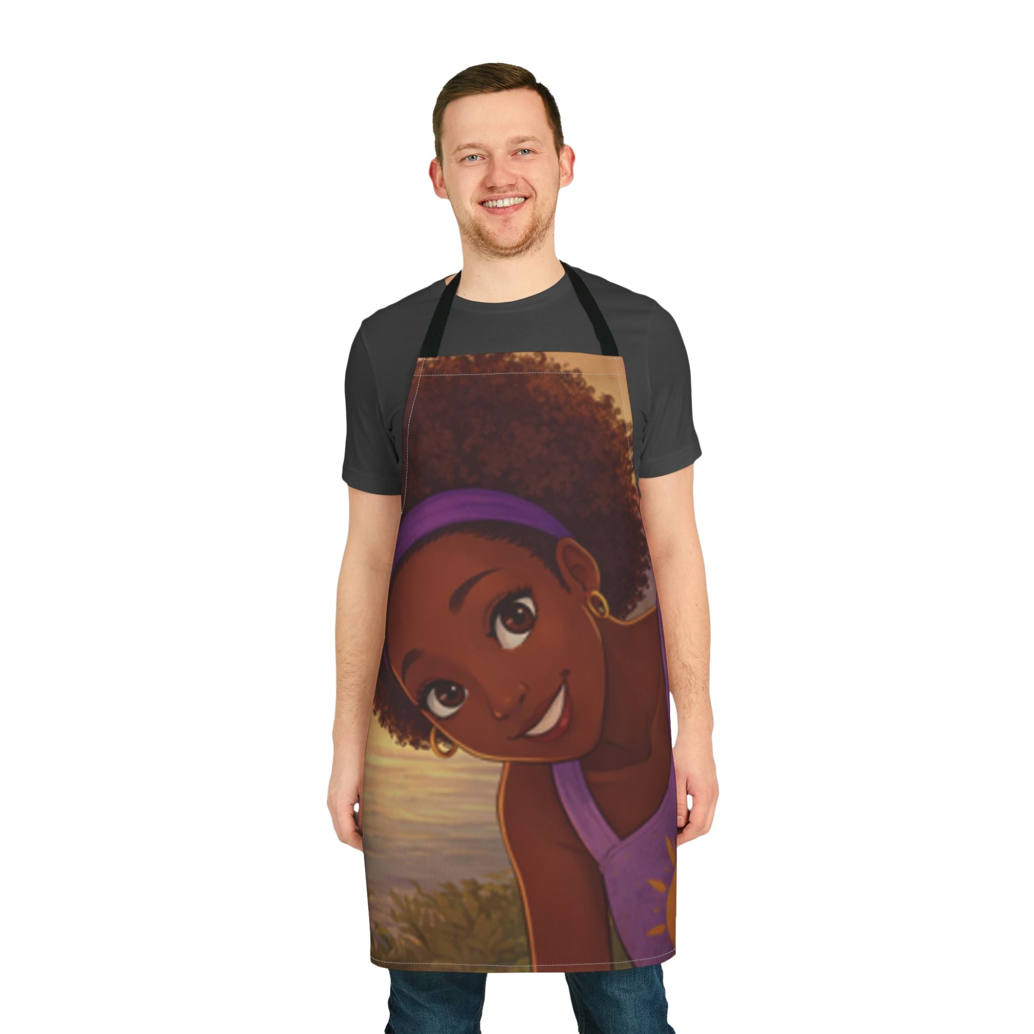 Apron, 5-Color Straps (AOP)