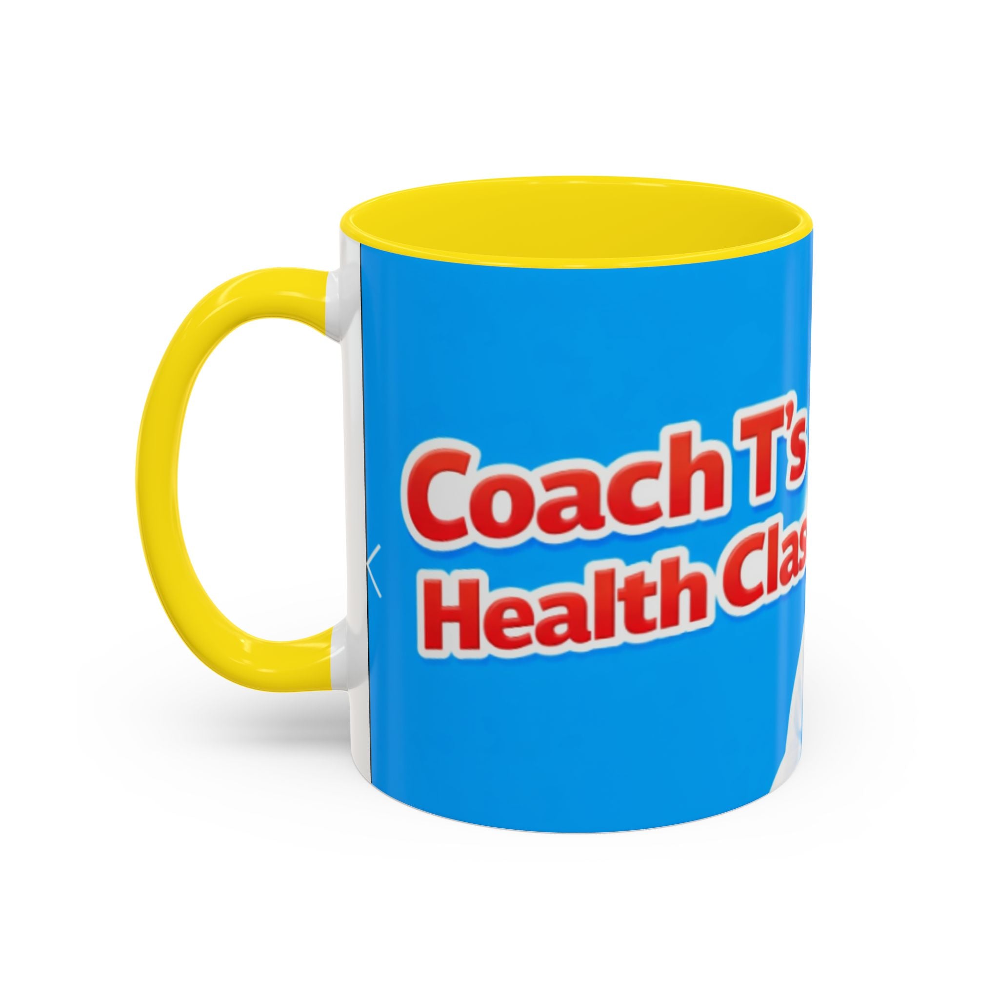 Funny 'Coach T's Top Class' Accent Coffee Mug – Motivational Gift for Coaches & Fans