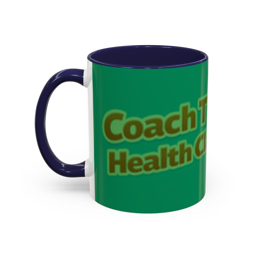 Funny Teacher Coffee Mug — "Coach T's High Class" Accent Ceramic Mug