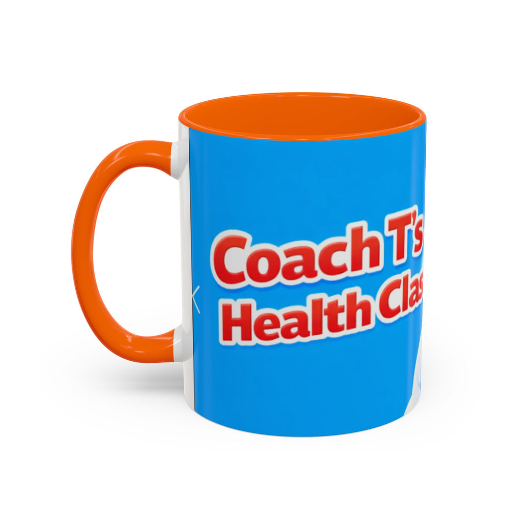 Funny 'Coach T's Top Class' Accent Coffee Mug – Motivational Gift for Coaches & Fans