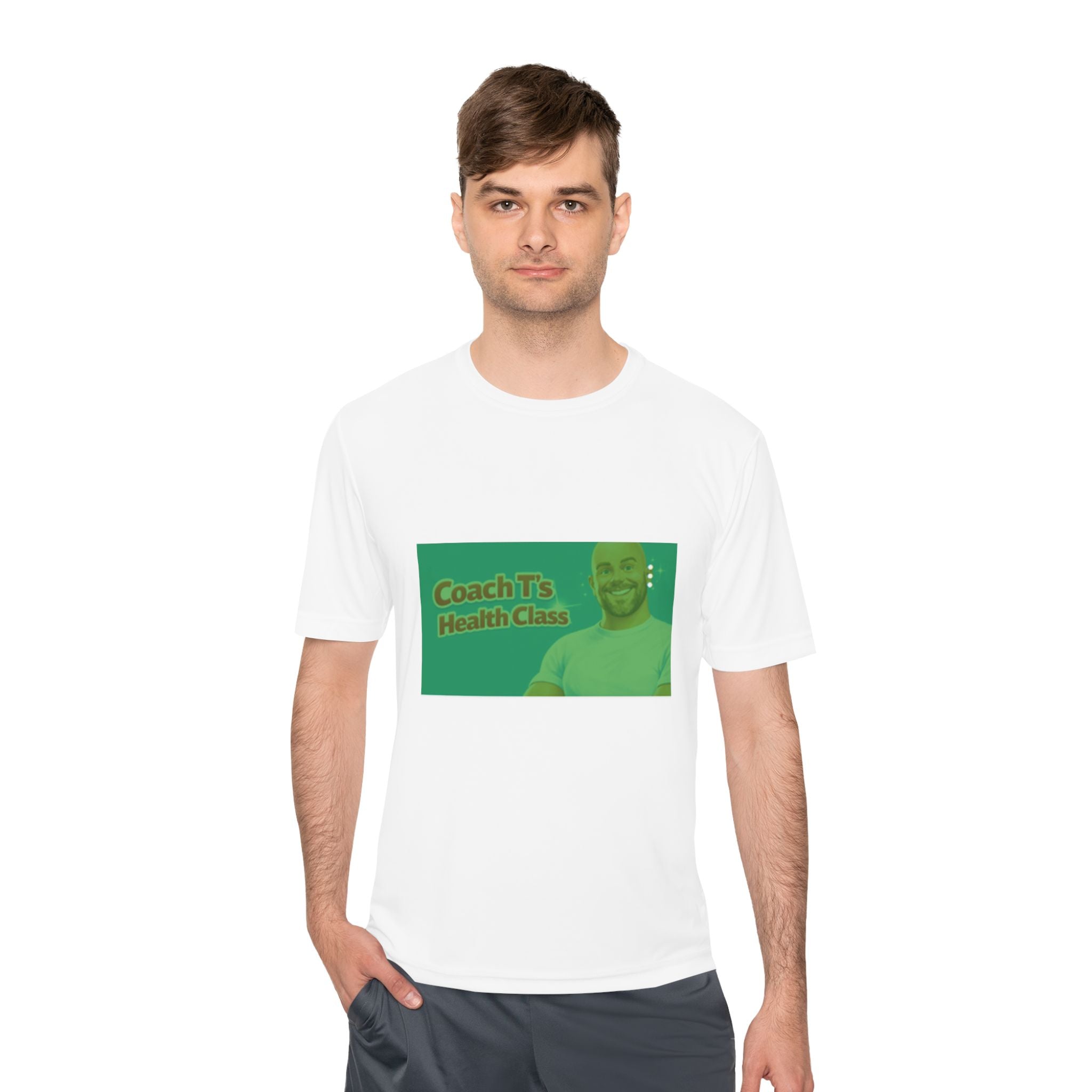 Coach T's Health Class Moisture‑Wicking Tee
