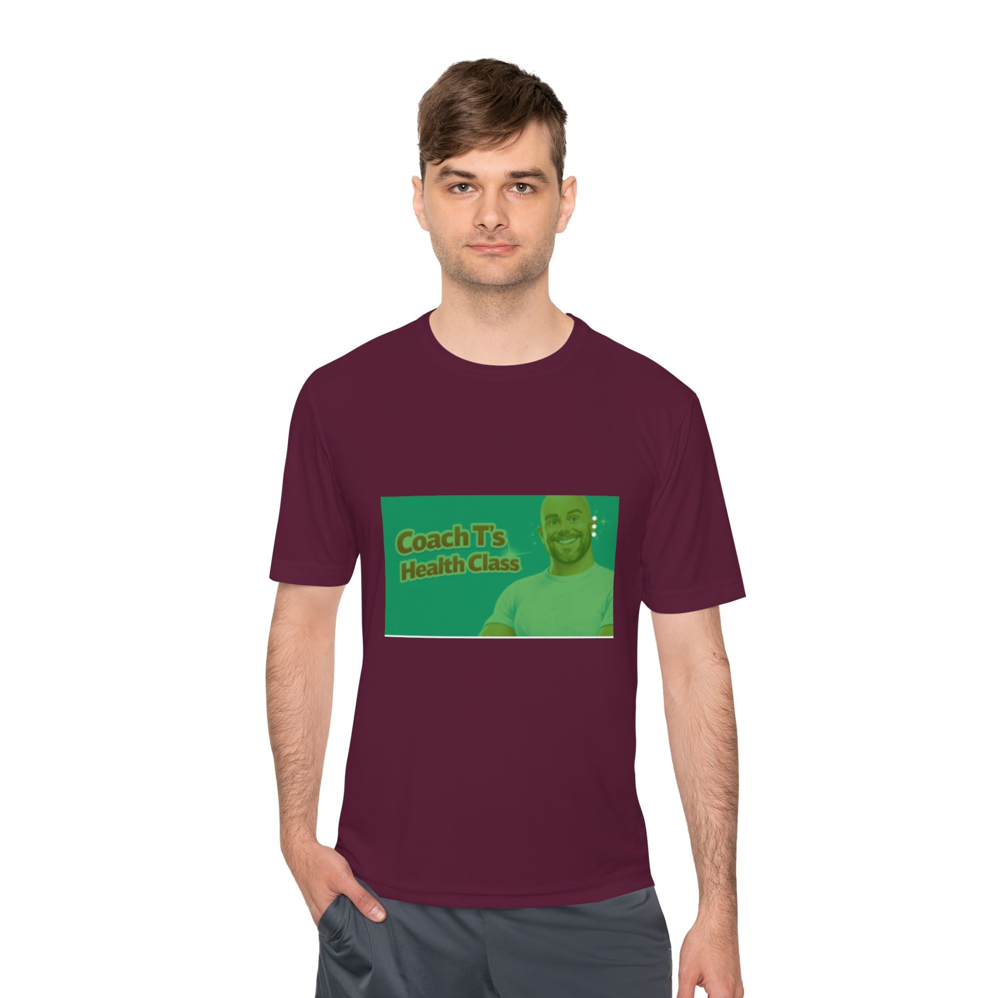 Coach T's Health Class Moisture‑Wicking Tee
