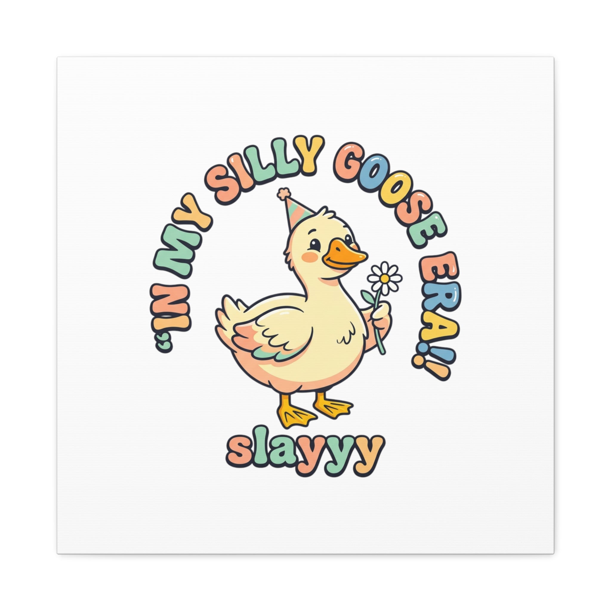 silly goose nursery print Canvas | silly goose, wholesome meme