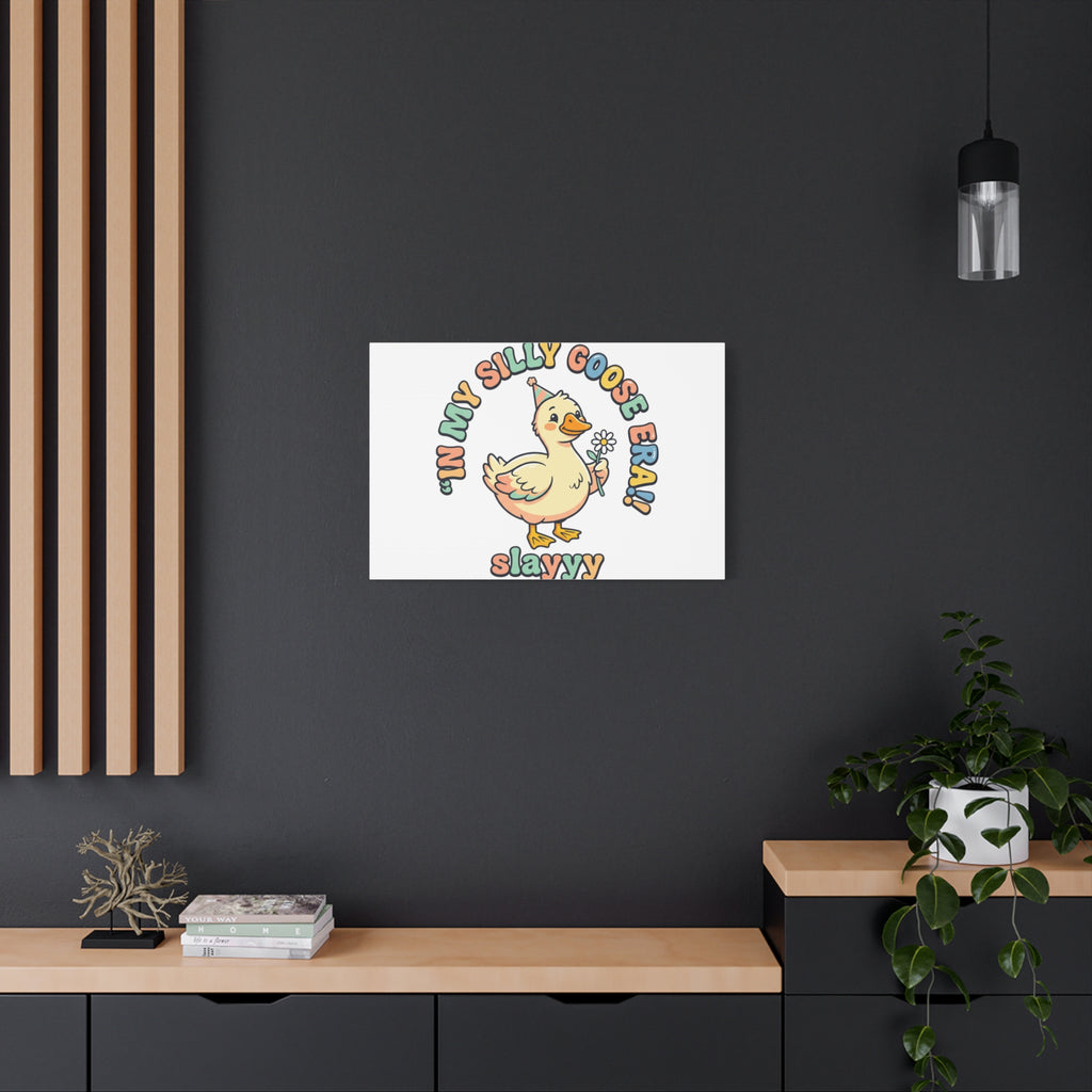 silly goose nursery print Canvas | silly goose, wholesome meme