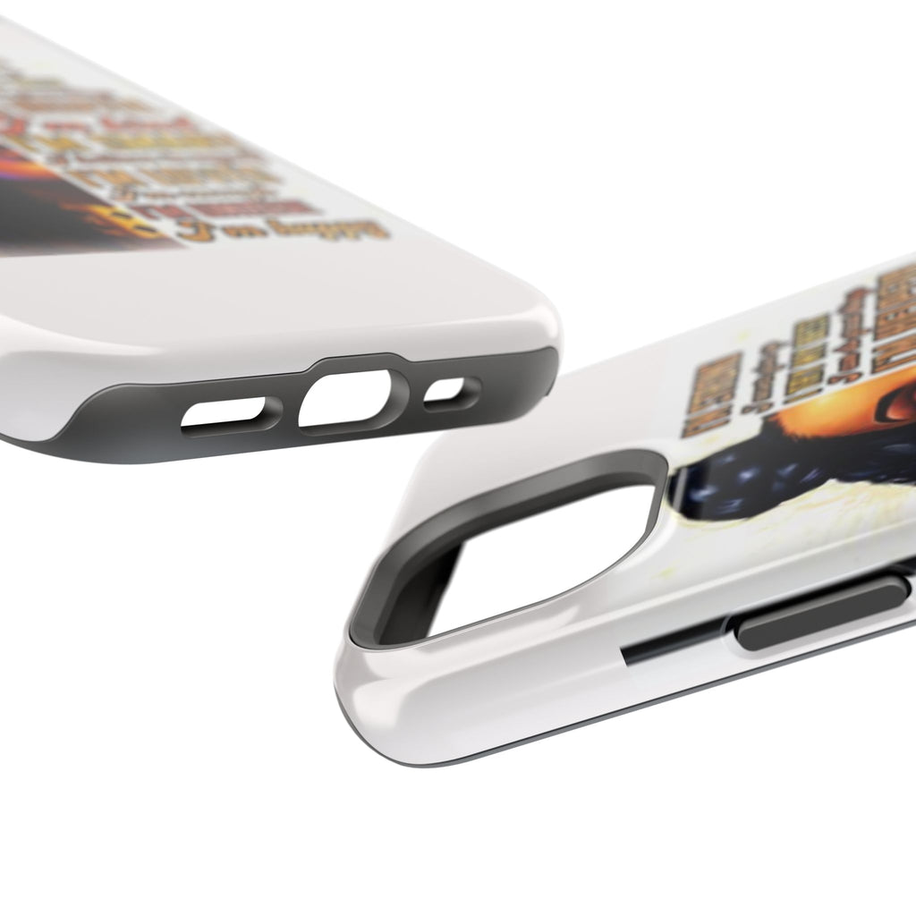 Inspirational Black Woman Phone Case — "I'm Strong... I'm Happy" Magnetic Impact-Resistant Case