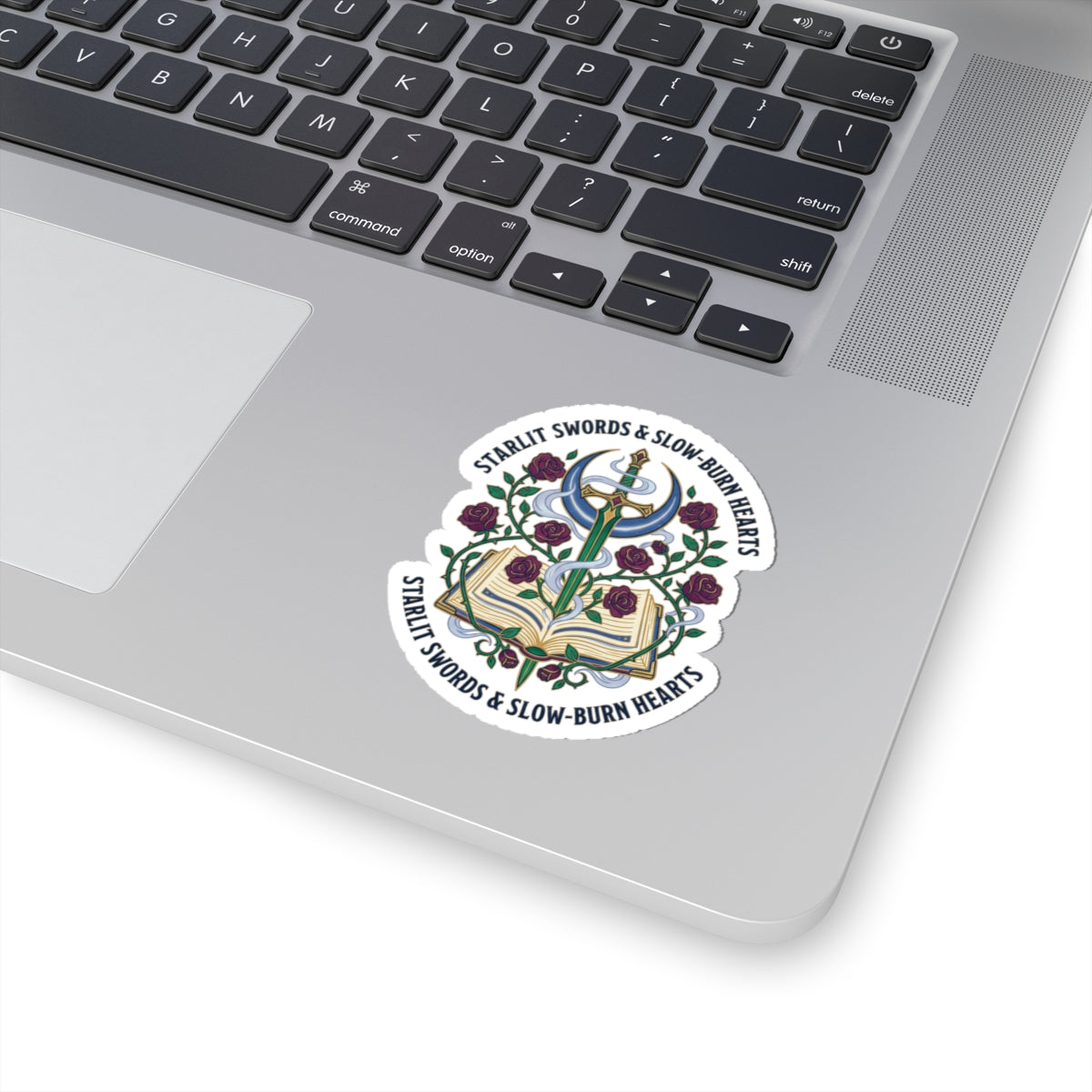 Starlit Swords & Slow‑Burn Hearts Kiss-Cut Stickers | Romantasy, Book Lover