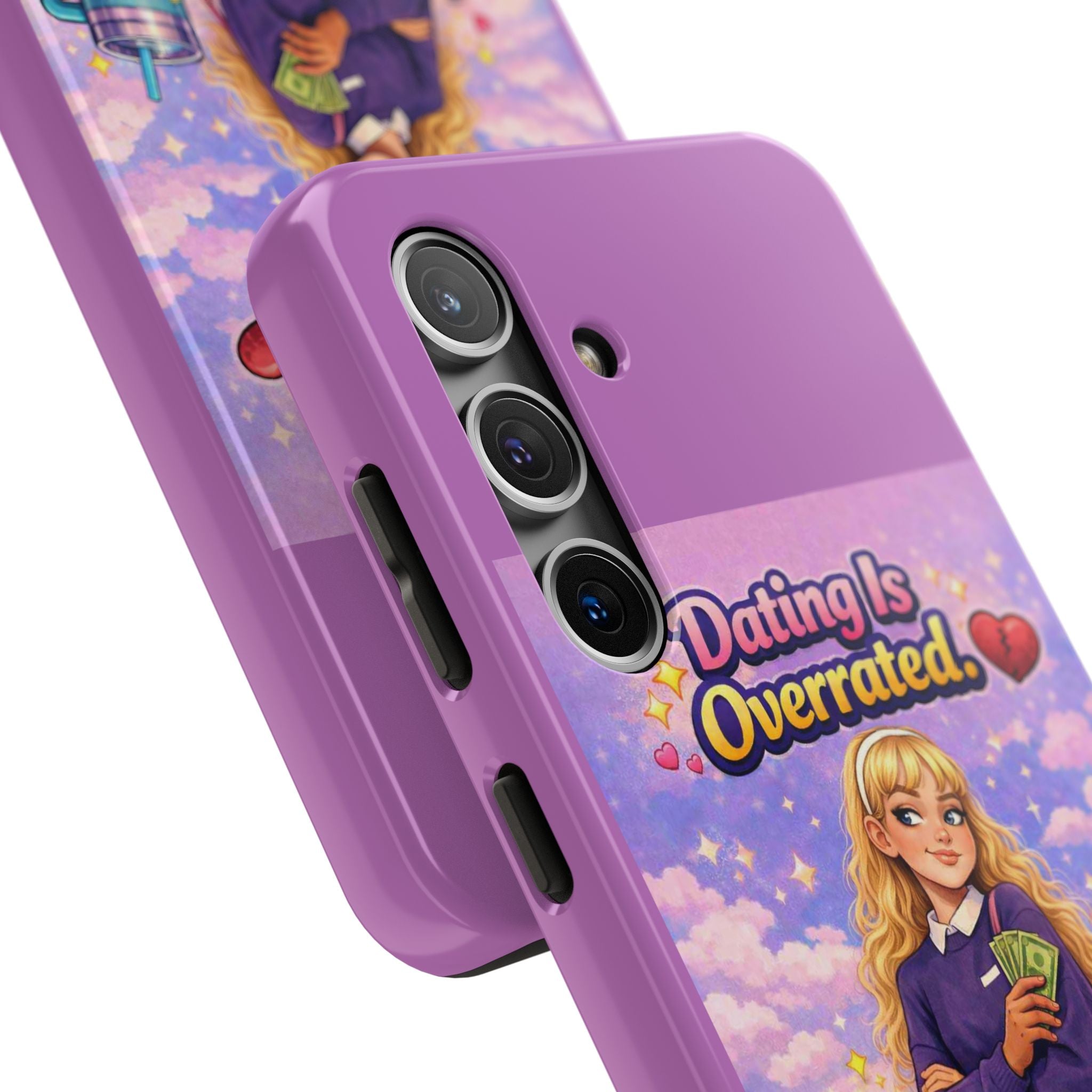 Dating Is Overrated Phone Case — 'Miss Independent' Tough Protective Case