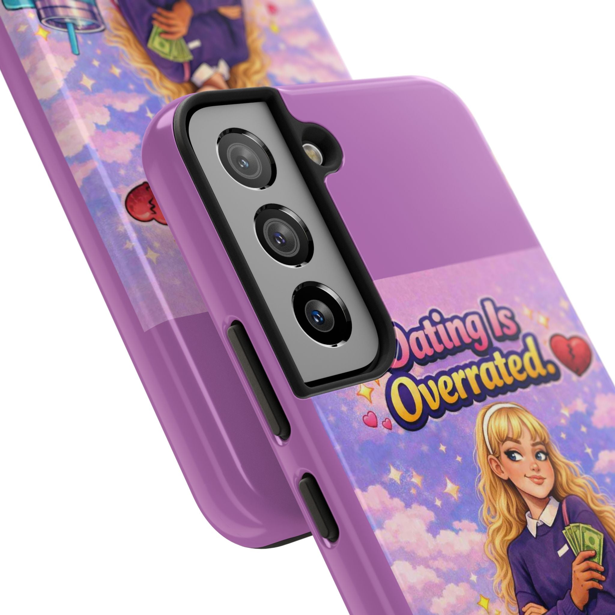 Dating Is Overrated Phone Case — 'Miss Independent' Tough Protective Case