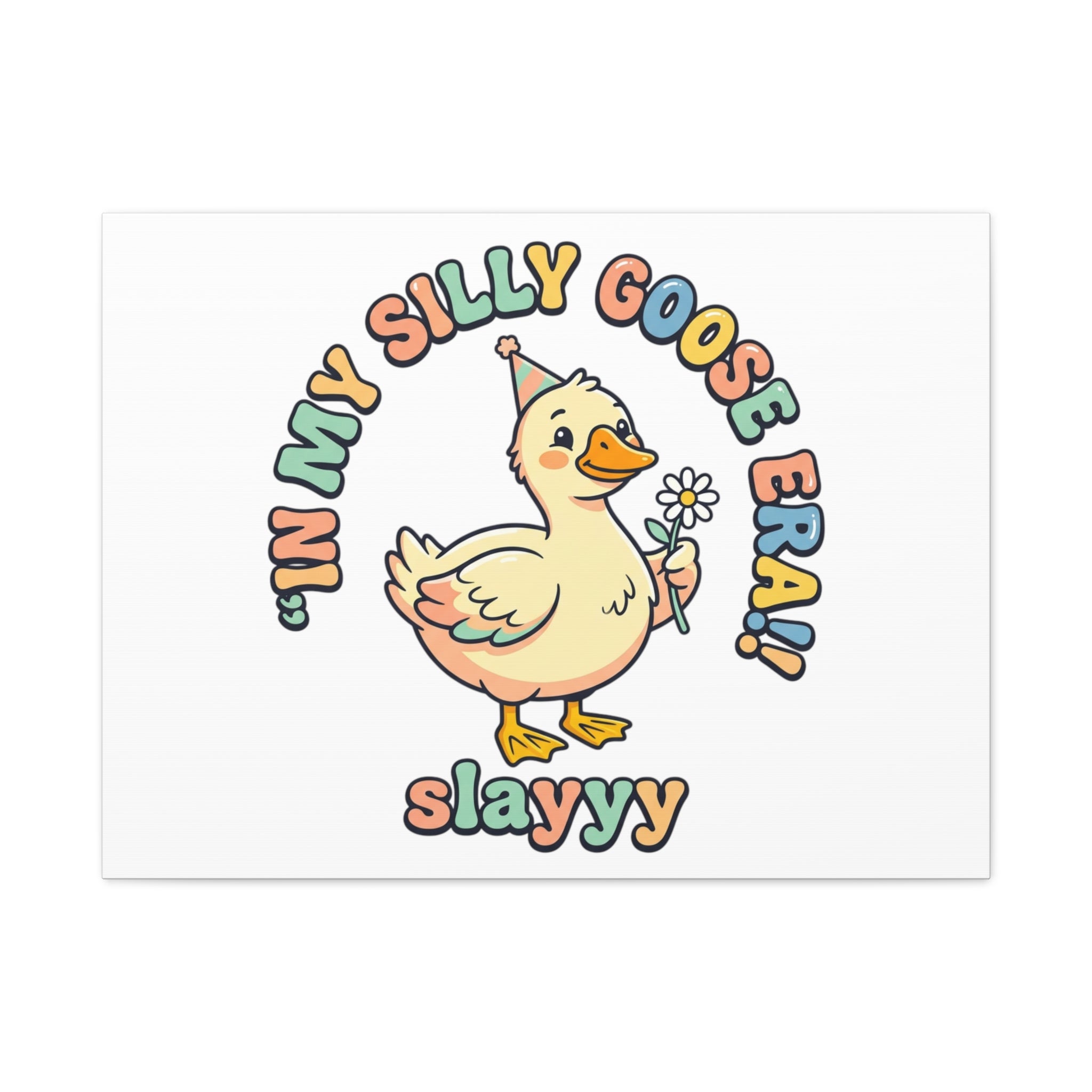 silly goose nursery print Canvas | silly goose, wholesome meme