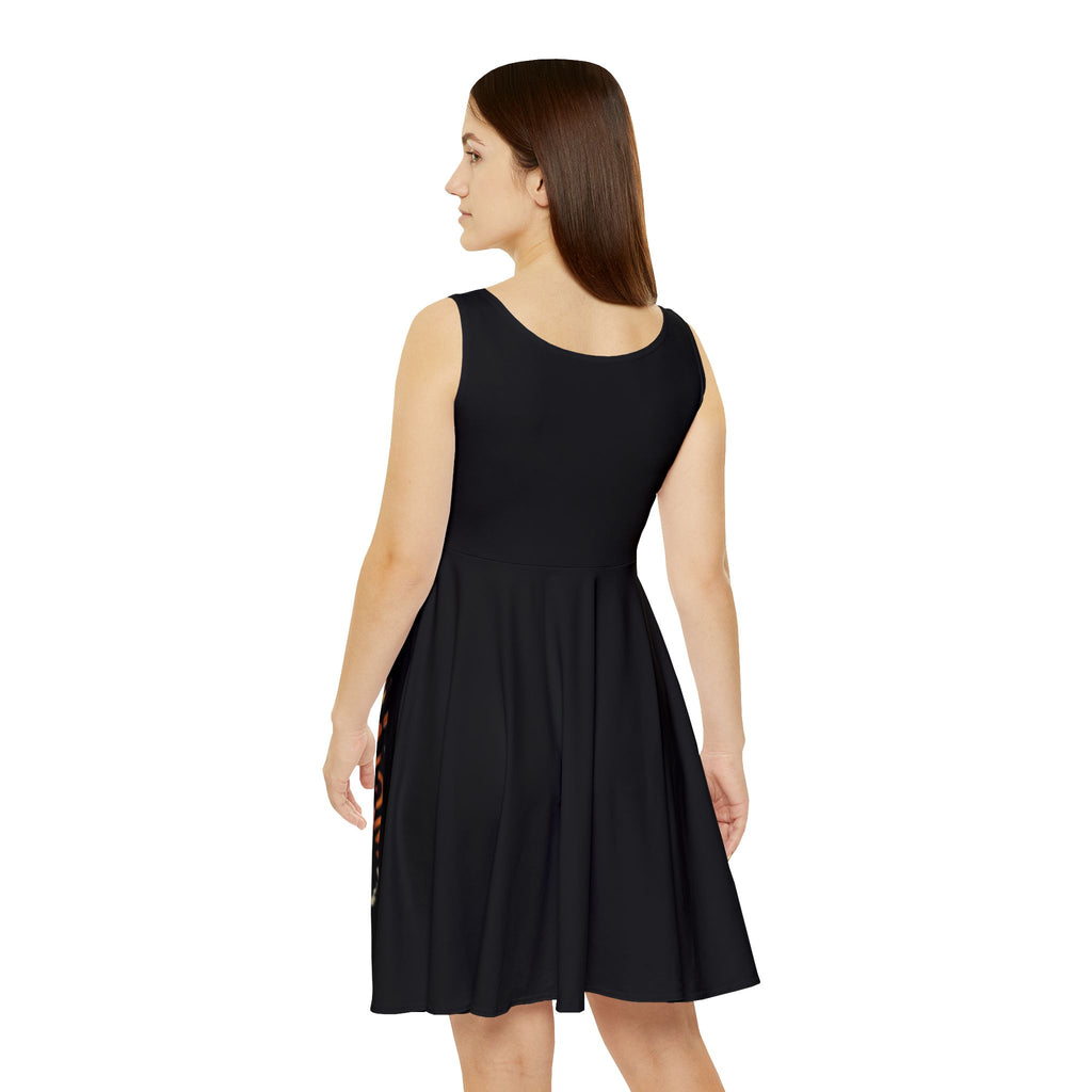 Black Woman Empowerment Skater Dress – "Beautiful Loved Attractive Confident Kind"