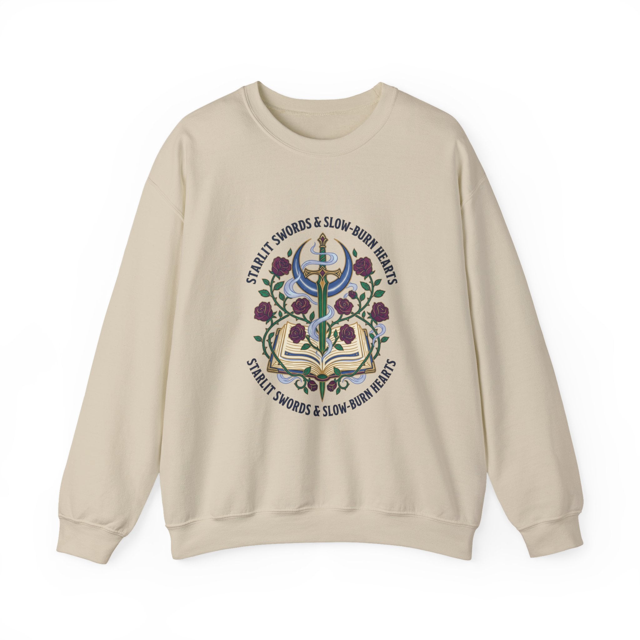 Stealth Swords & Slow-Burn Hearts Sweatshirt | Romantasy, Enchanted Gothic