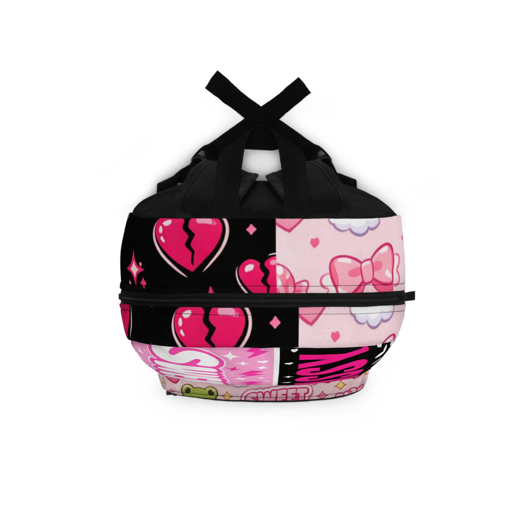 Sweet & Sassy Pink Heart Backpack — Cute Kids School Bag